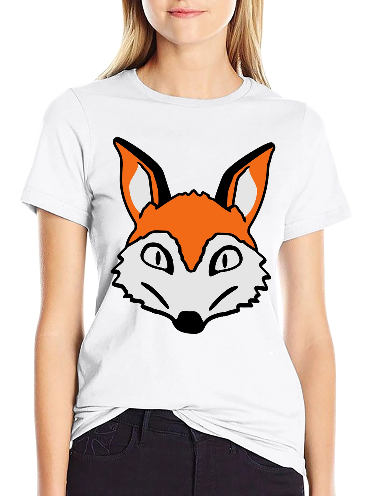 Fox Graphic T-Shirt - Casual Black Tee