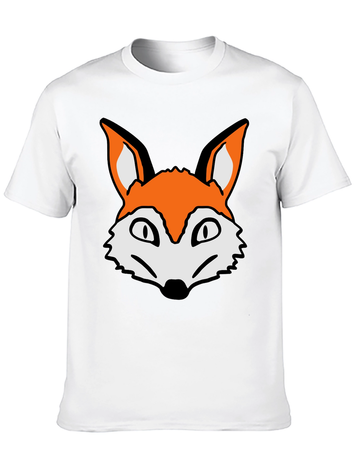 Fox Graphic T-Shirt - Casual Black Tee