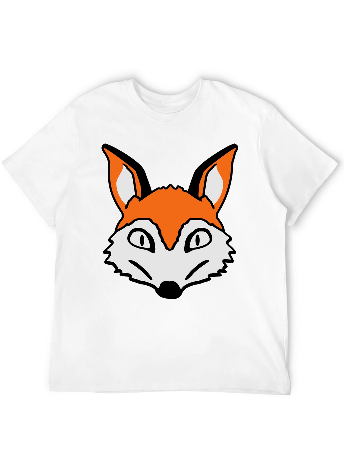 Fox Graphic T-Shirt - Casual Black Tee