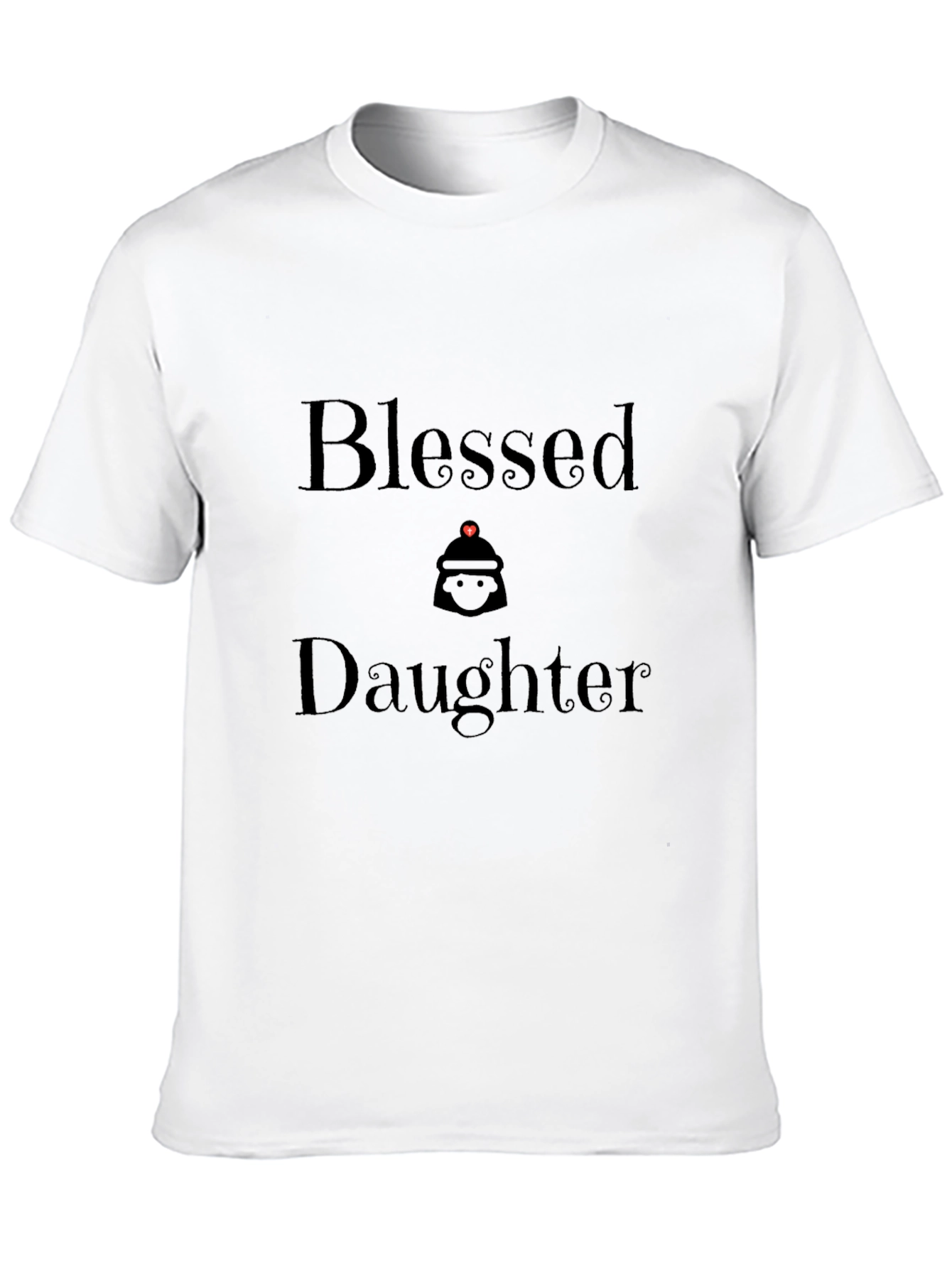 Blessed Daughter Black T-Shirt