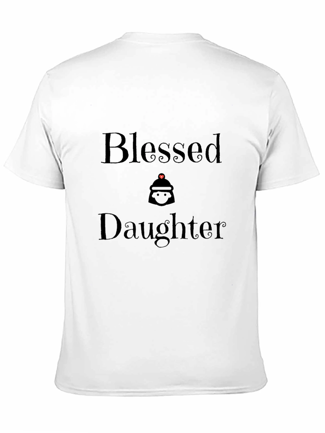 Blessed Daughter Black T-Shirt