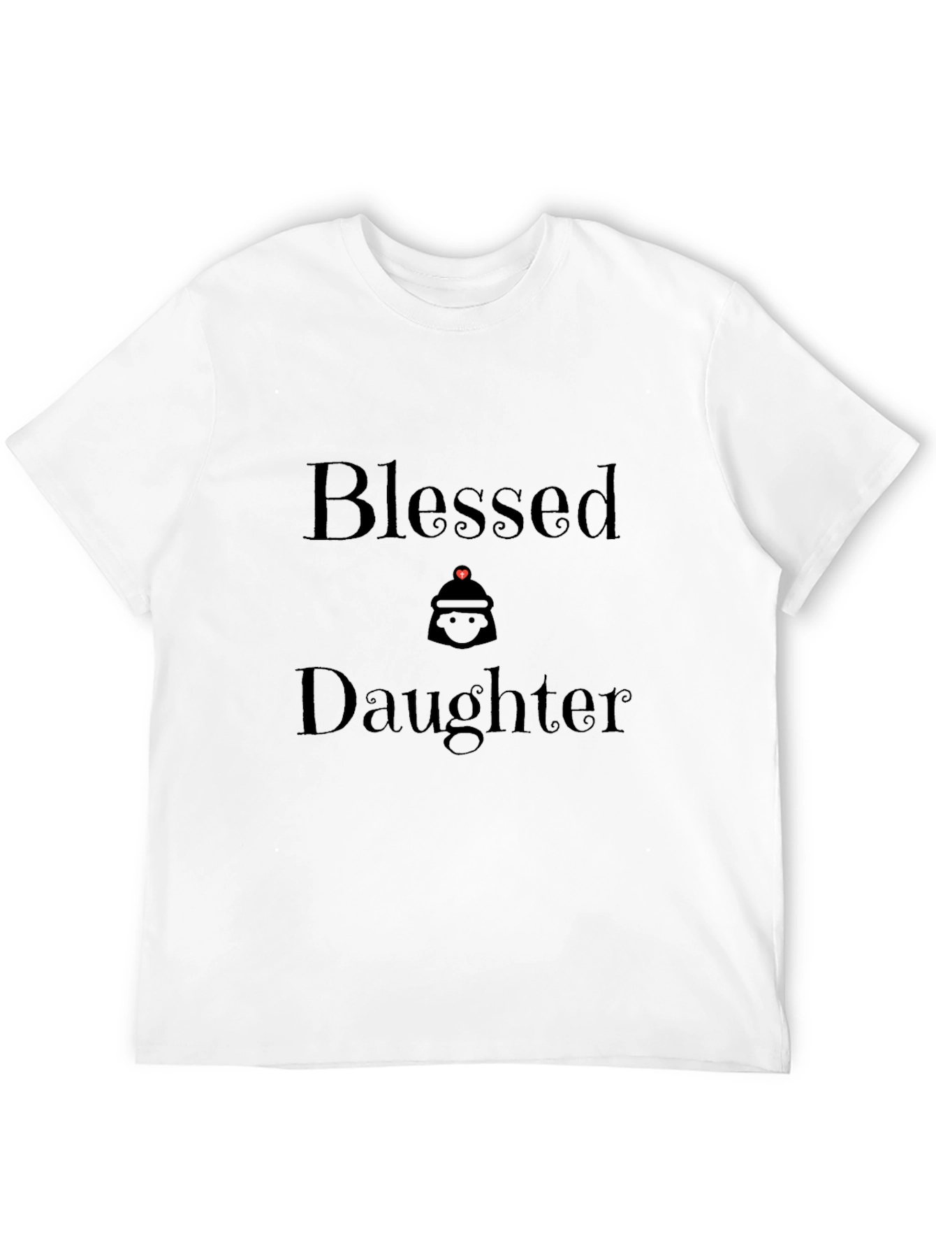 Blessed Daughter Black T-Shirt