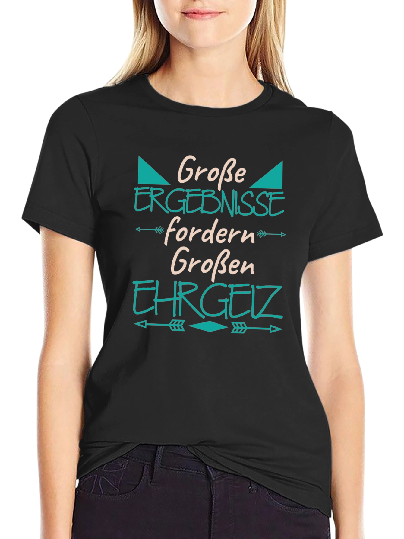 Motivational German Text T-Shirt