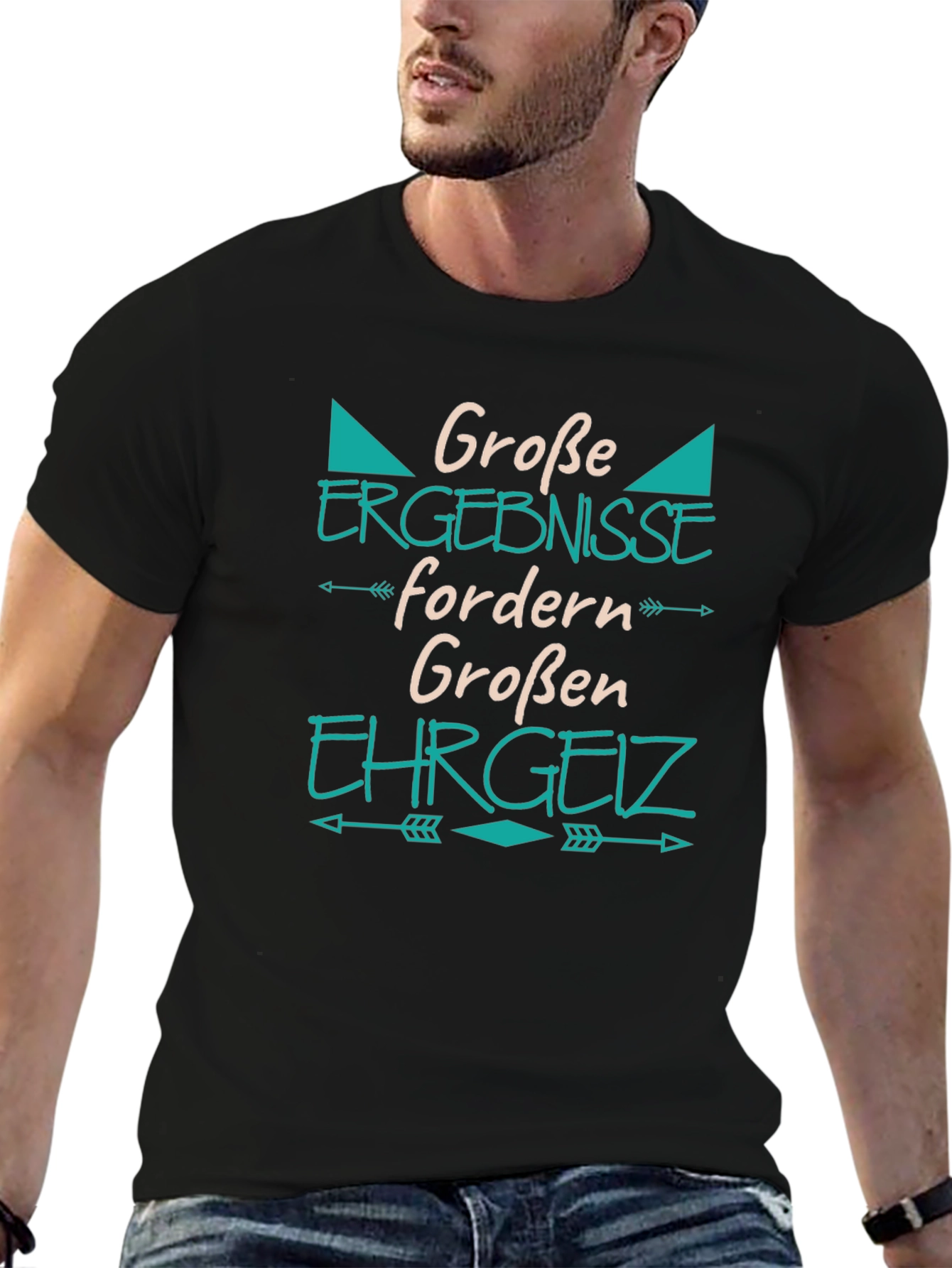 Motivational German Text T-Shirt