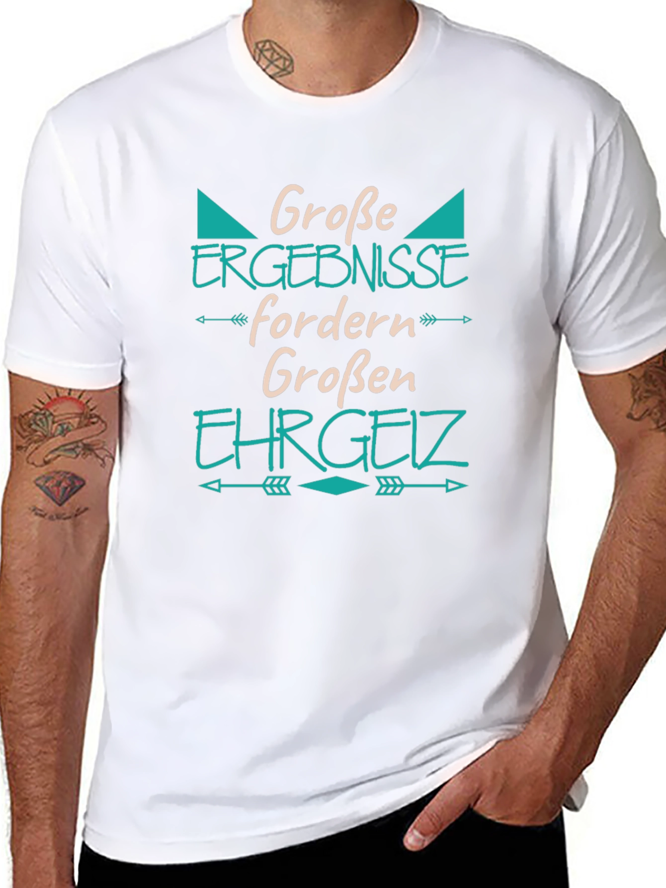 Motivational German Text T-Shirt