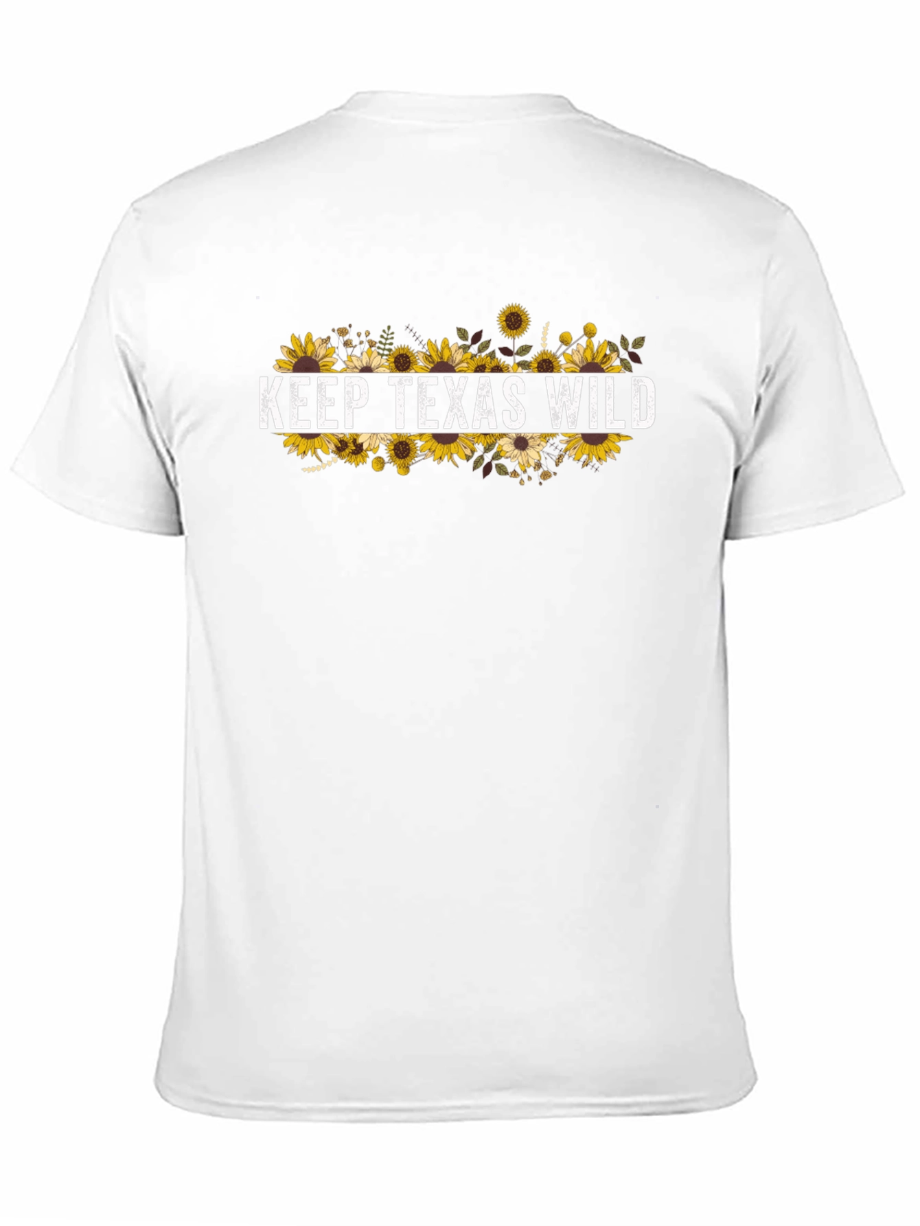 Keep Texas Wild Sunflower Graphic T-Shirt