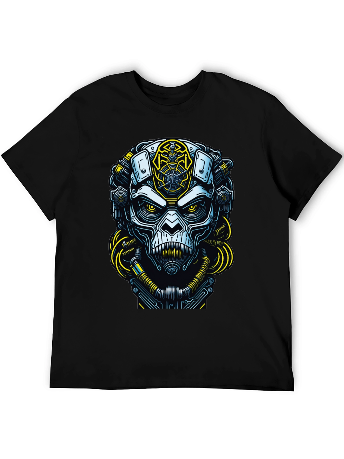 Cyberpunk Ape Graphic Tee - Futuristic Streetwear