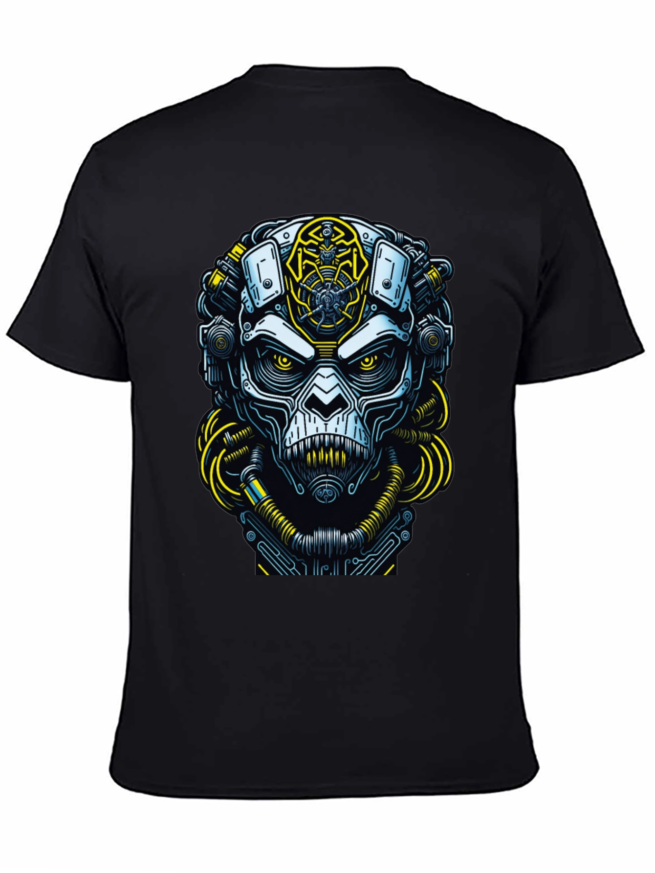 Cyberpunk Ape Graphic Tee - Futuristic Streetwear