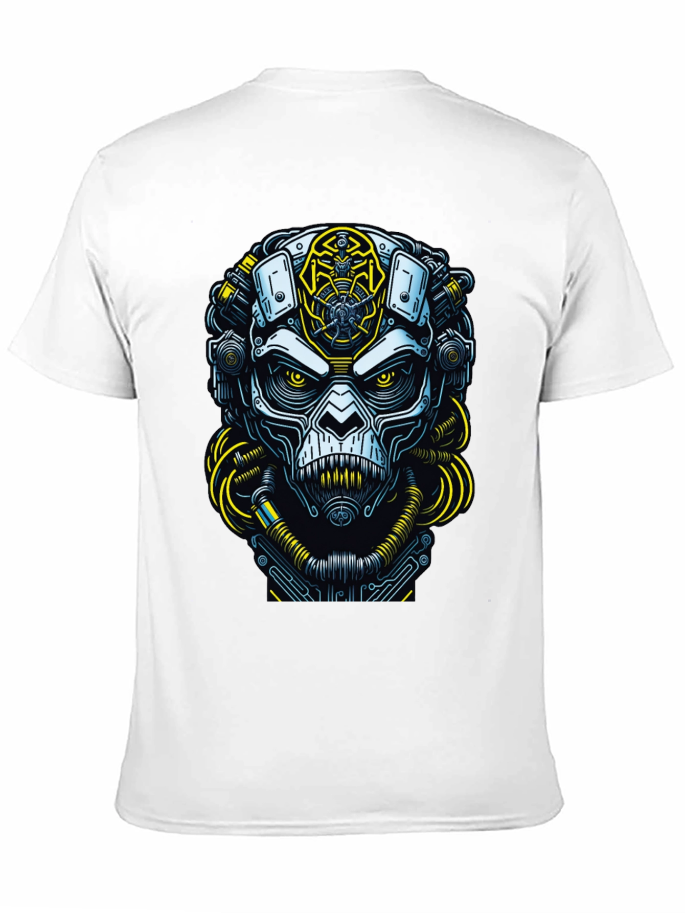 Cyberpunk Ape Graphic Tee - Futuristic Streetwear