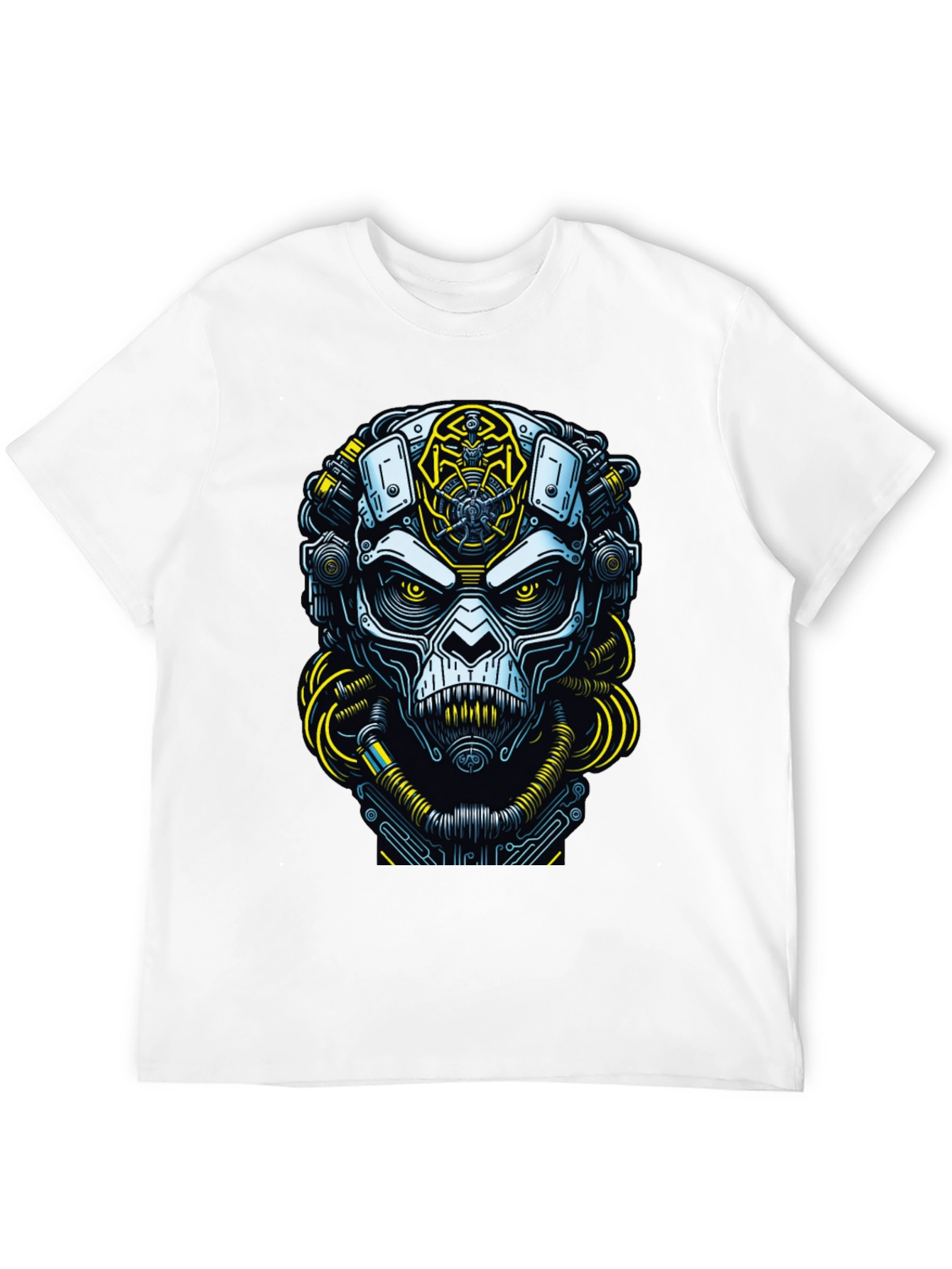 Cyberpunk Ape Graphic Tee - Futuristic Streetwear