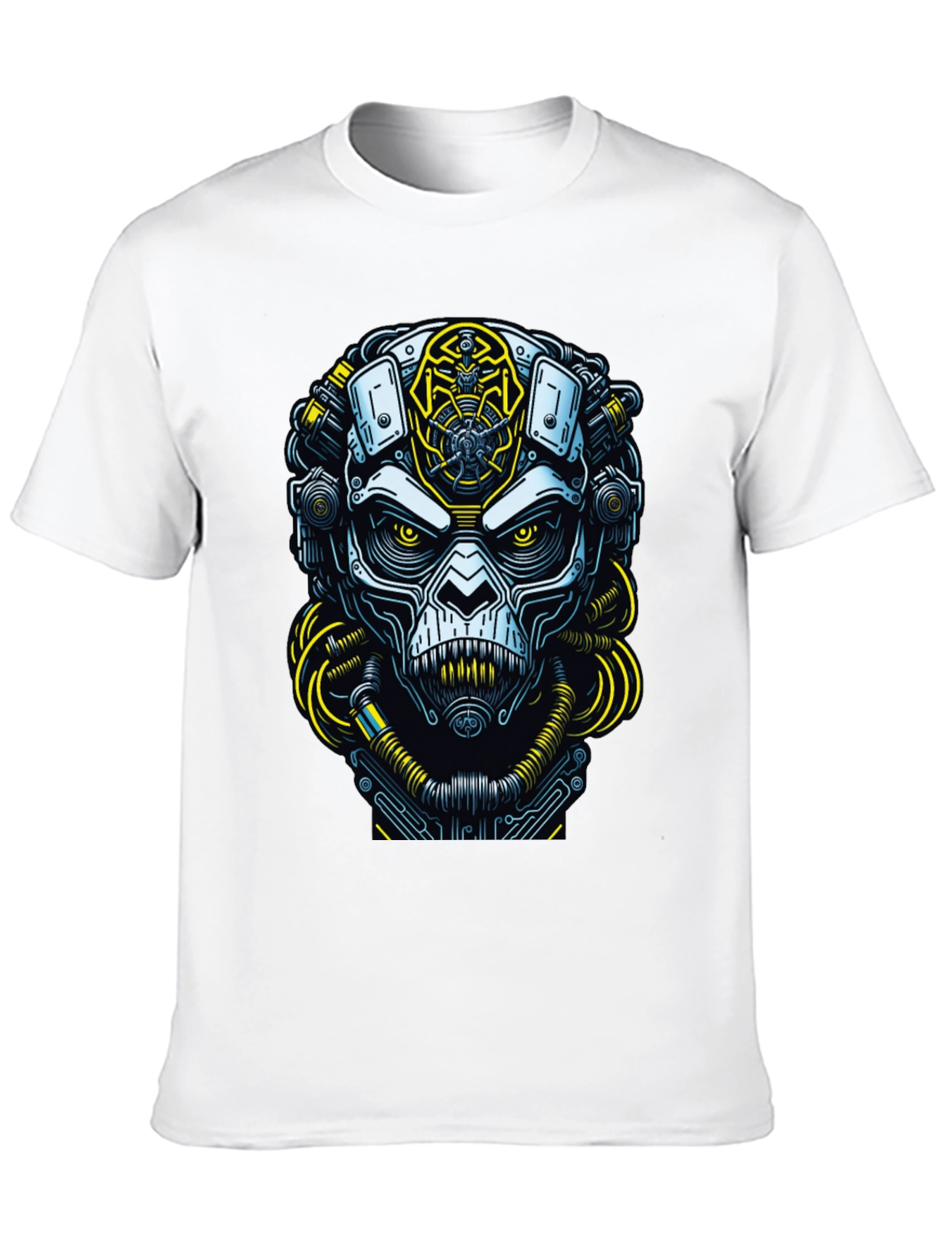 Cyberpunk Ape Graphic Tee - Futuristic Streetwear