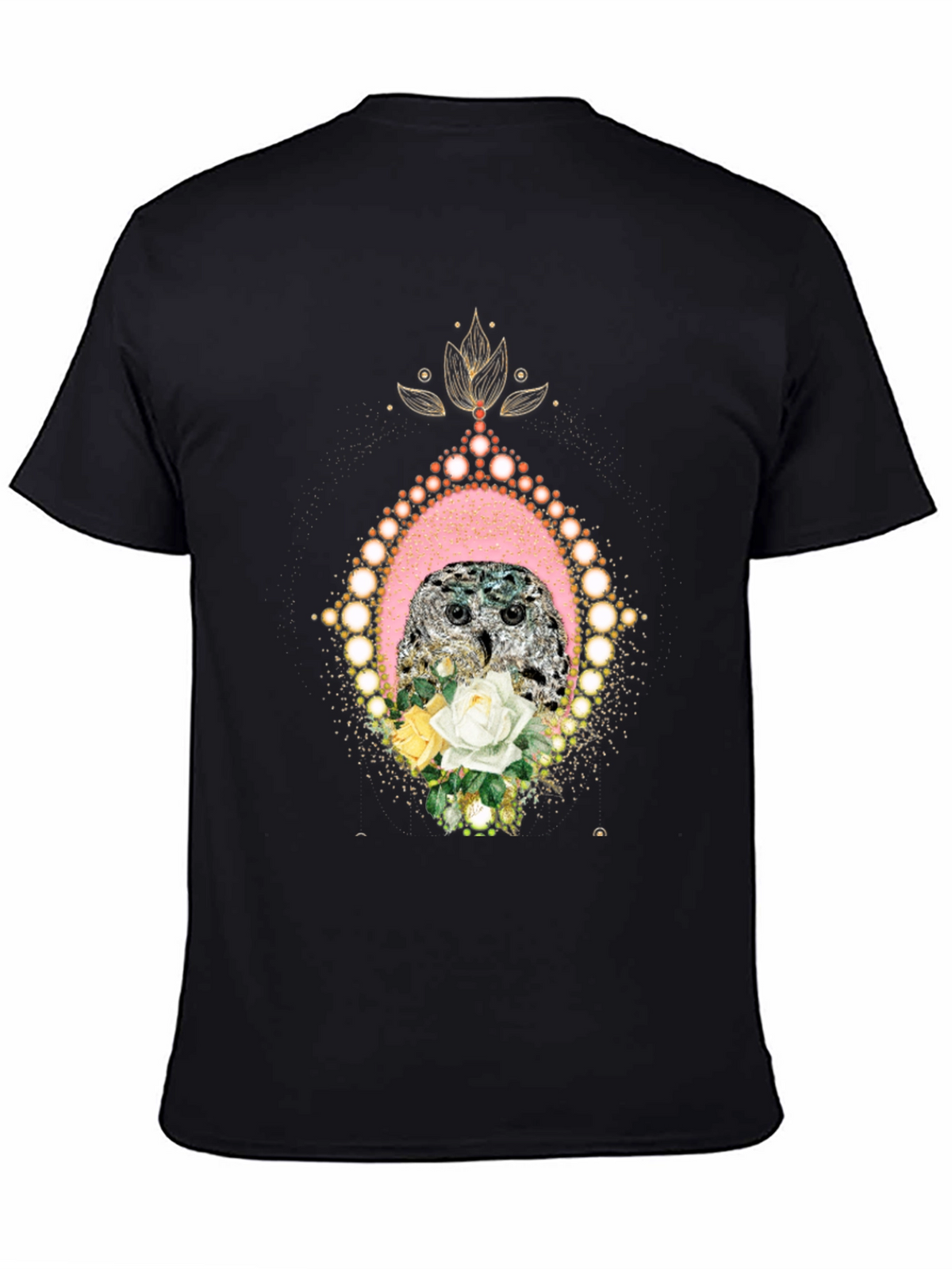 Owl & Roses Graphic T-Shirt