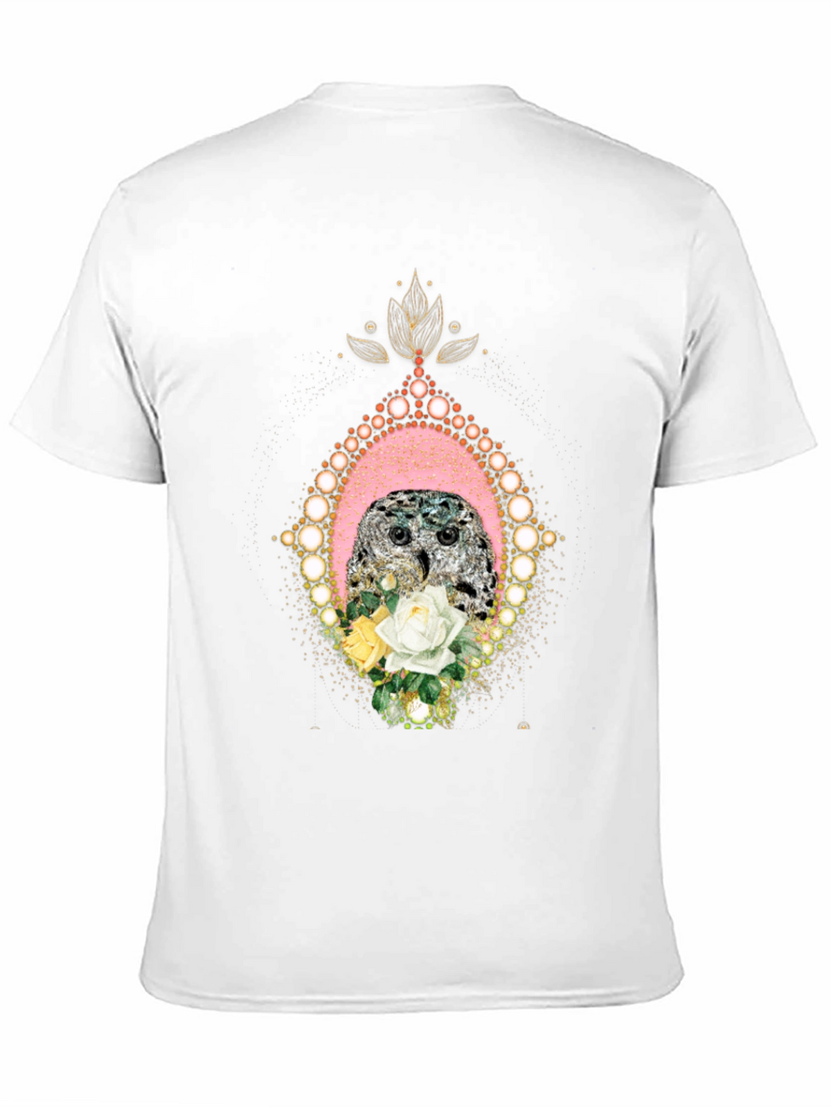 Owl & Roses Graphic T-Shirt