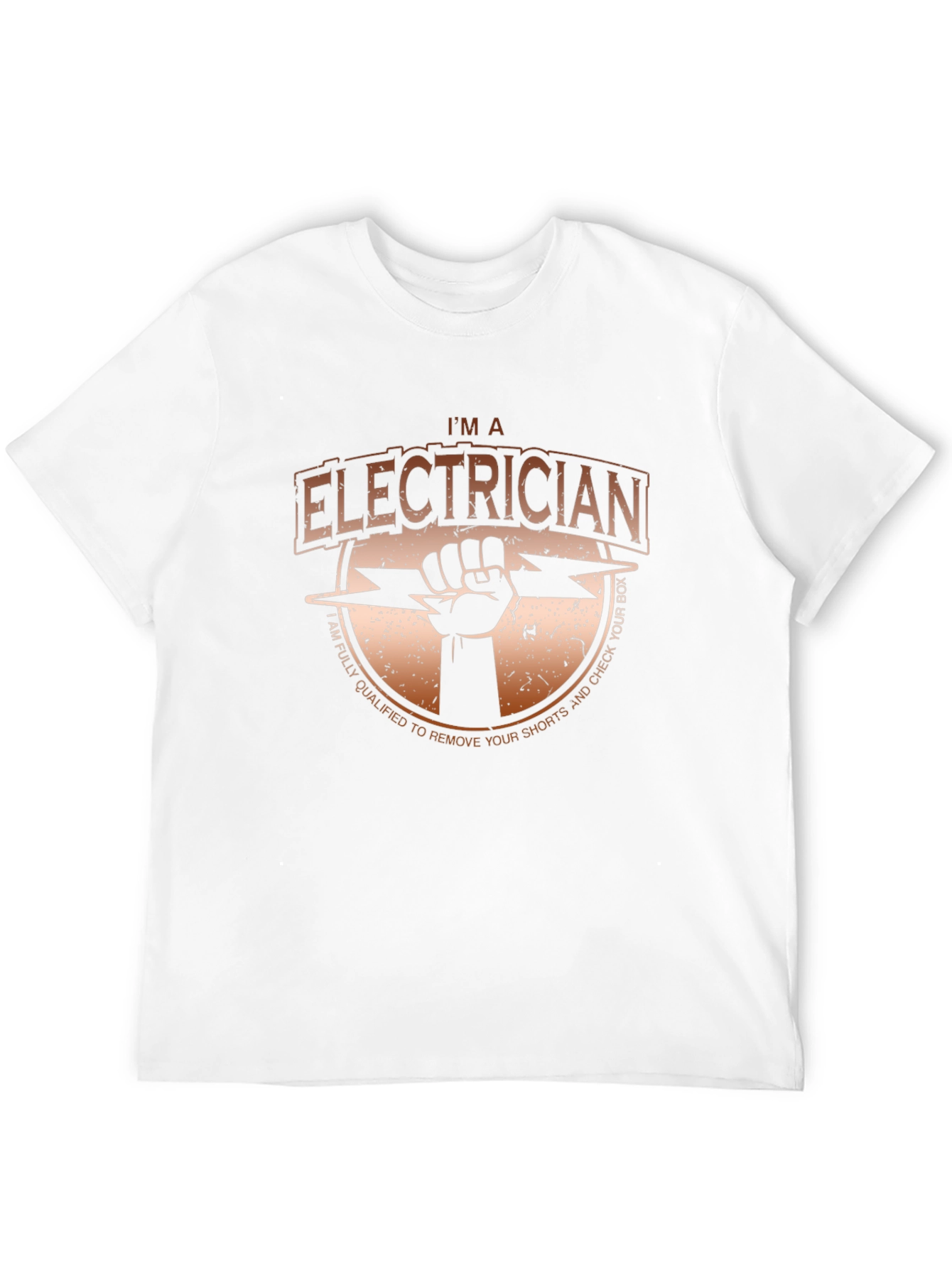 Electrician T-Shirt - Funny & Qualified