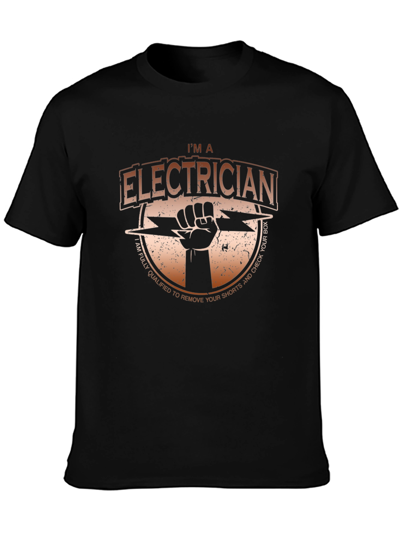 Electrician T-Shirt - Funny & Qualified