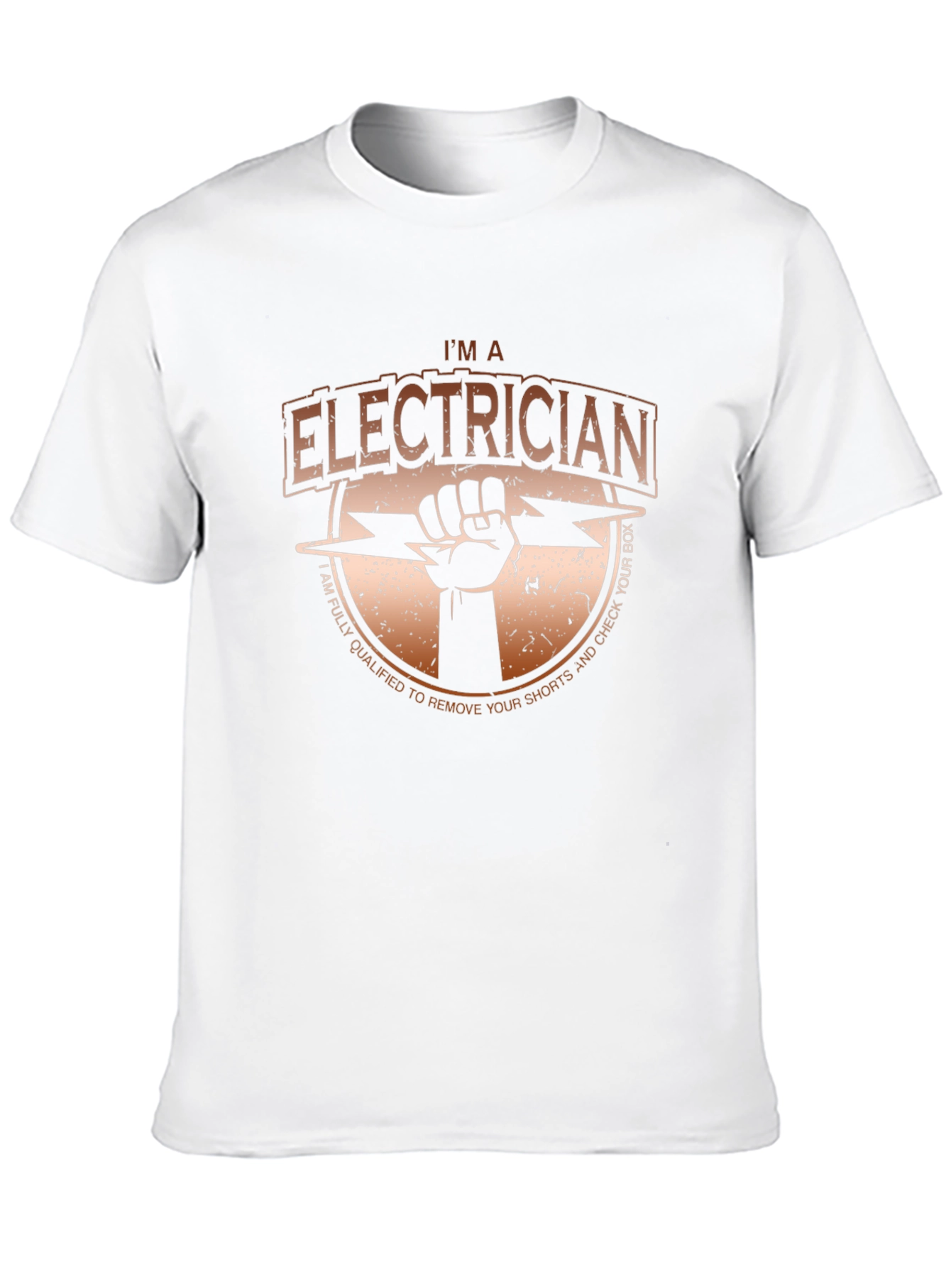 Electrician T-Shirt - Funny & Qualified