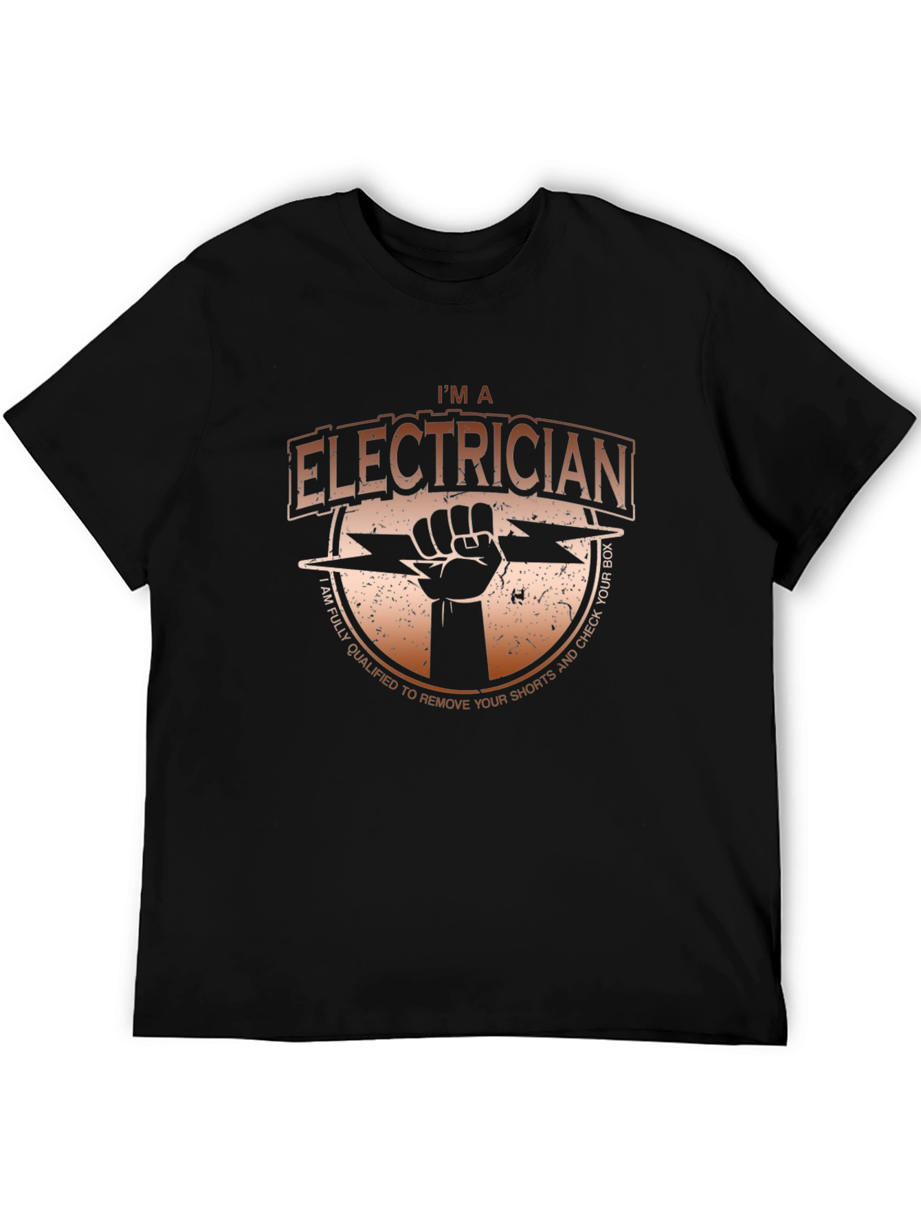 Electrician T-Shirt - Funny & Qualified