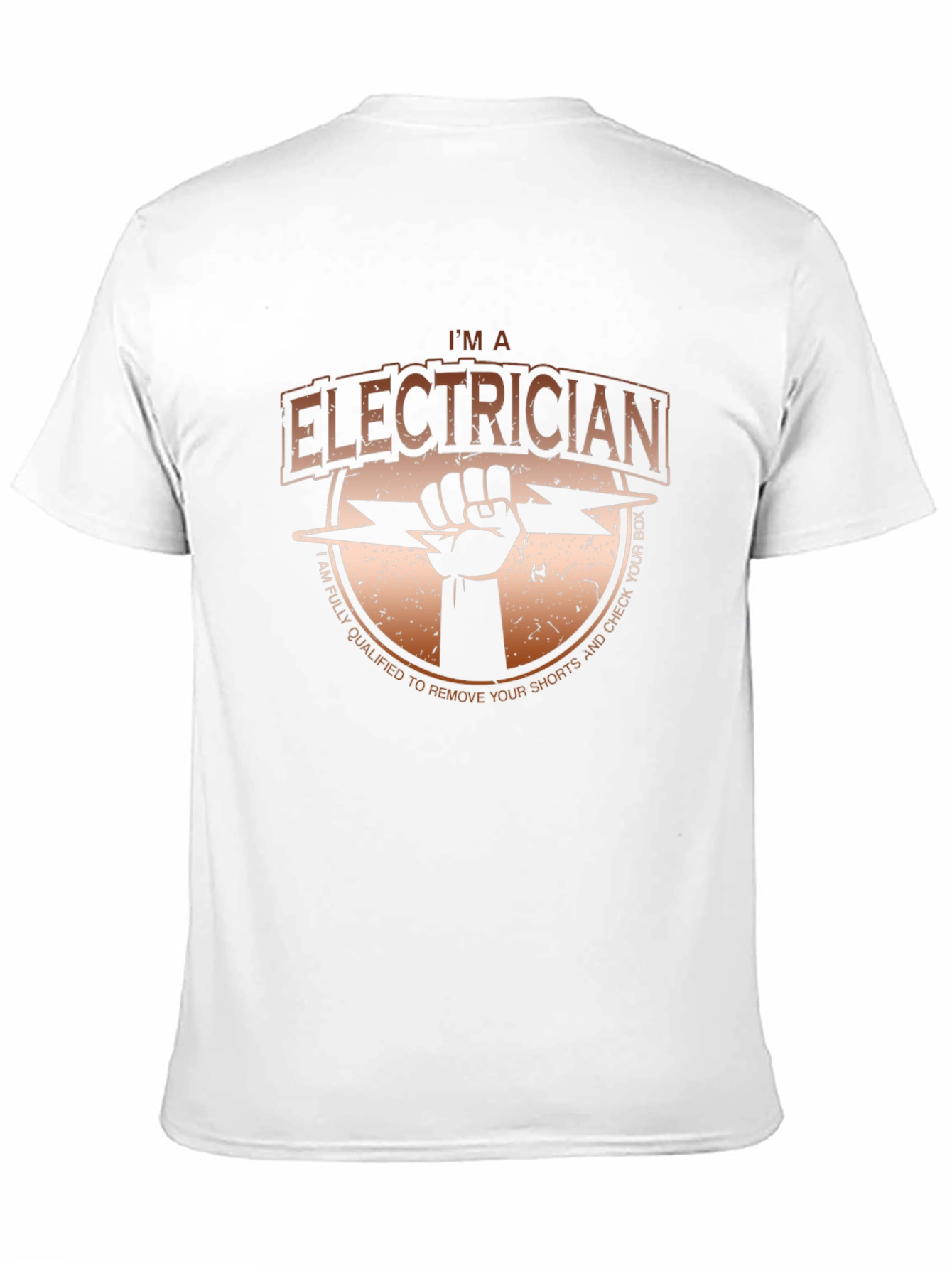 Electrician T-Shirt - Funny & Qualified
