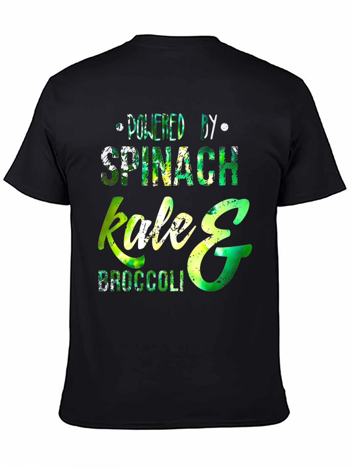 Powered by Spinach Kale & Broccoli T-Shirt