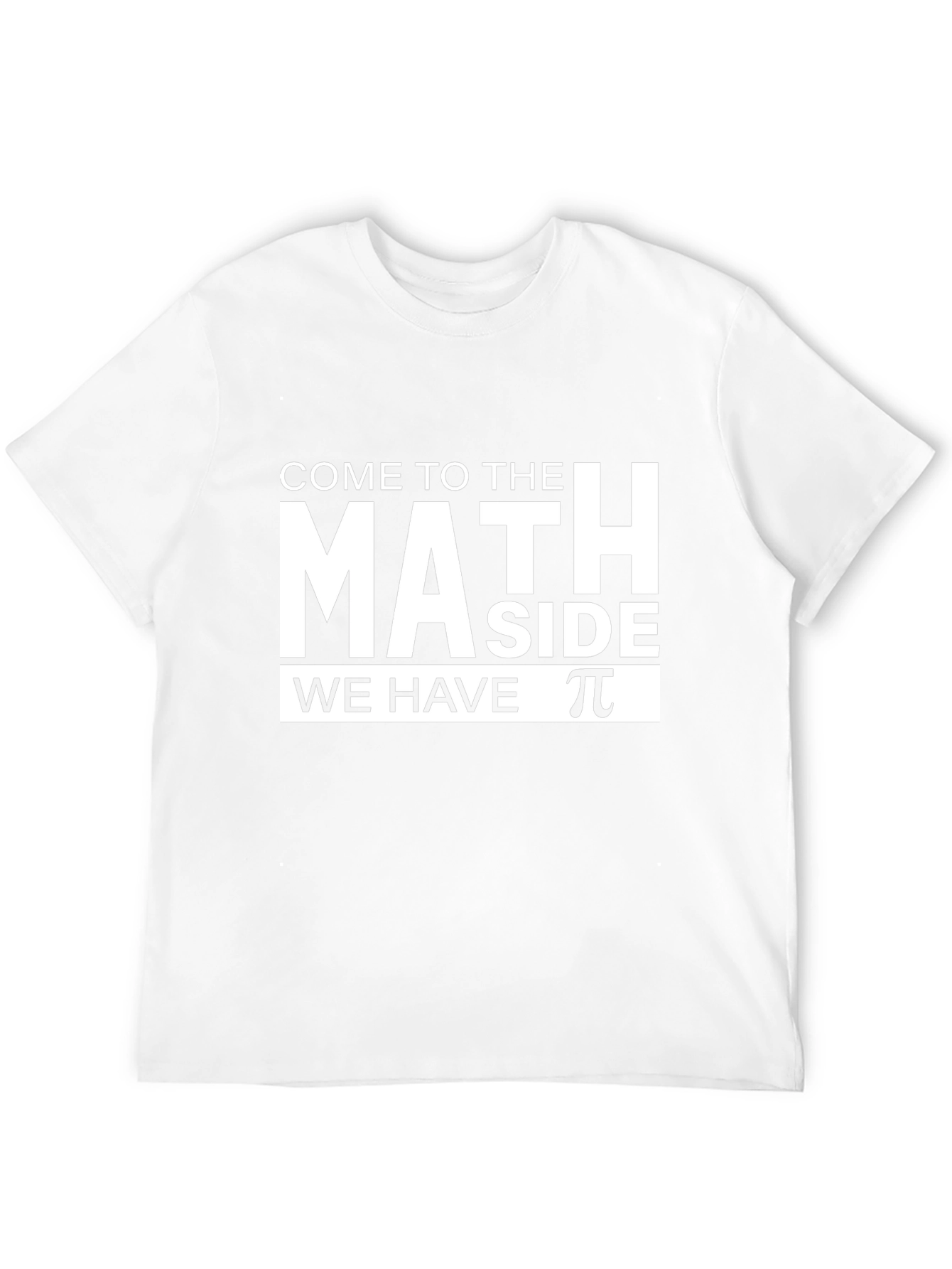 Math Side T-Shirt - Pi Symbol Funny Geek Tee