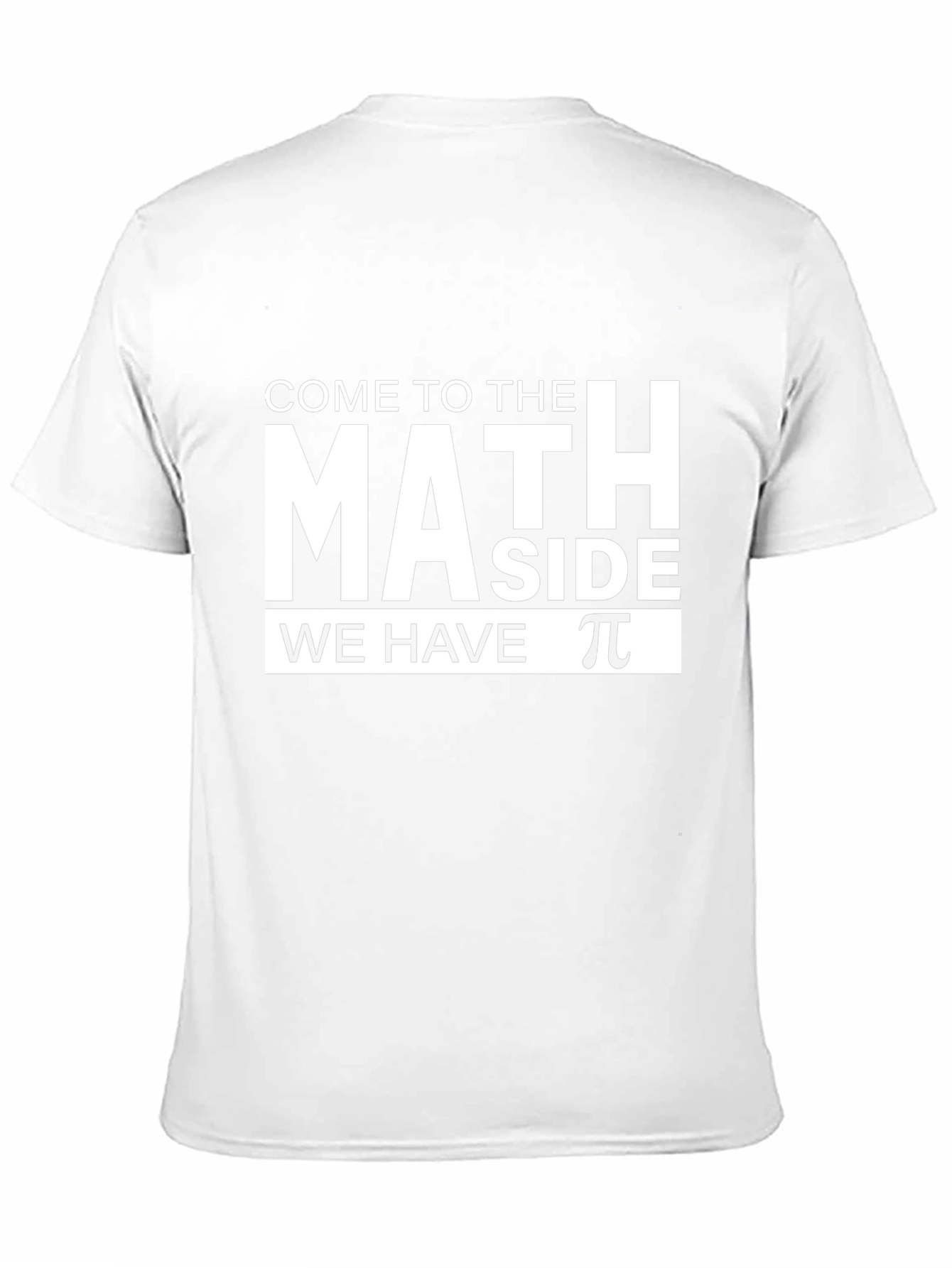 Math Side T-Shirt - Pi Symbol Funny Geek Tee