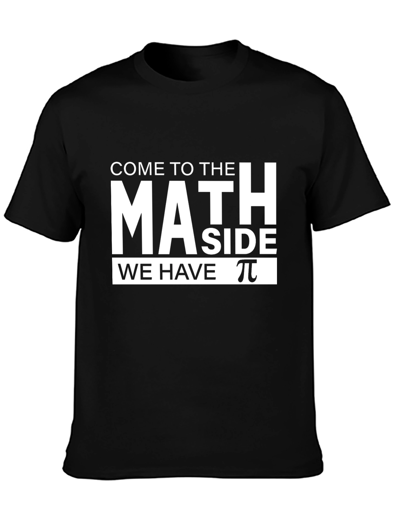 Math Side T-Shirt - Pi Symbol Funny Geek Tee