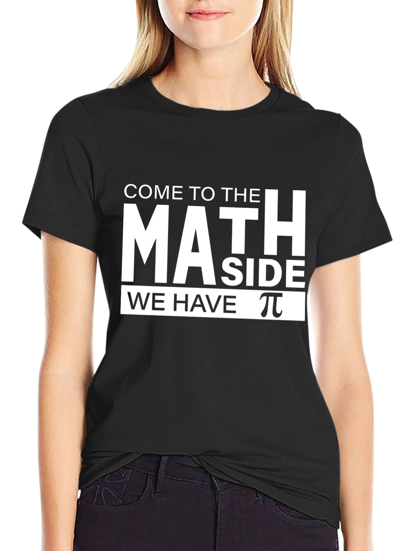 Math Side T-Shirt - Pi Symbol Funny Geek Tee