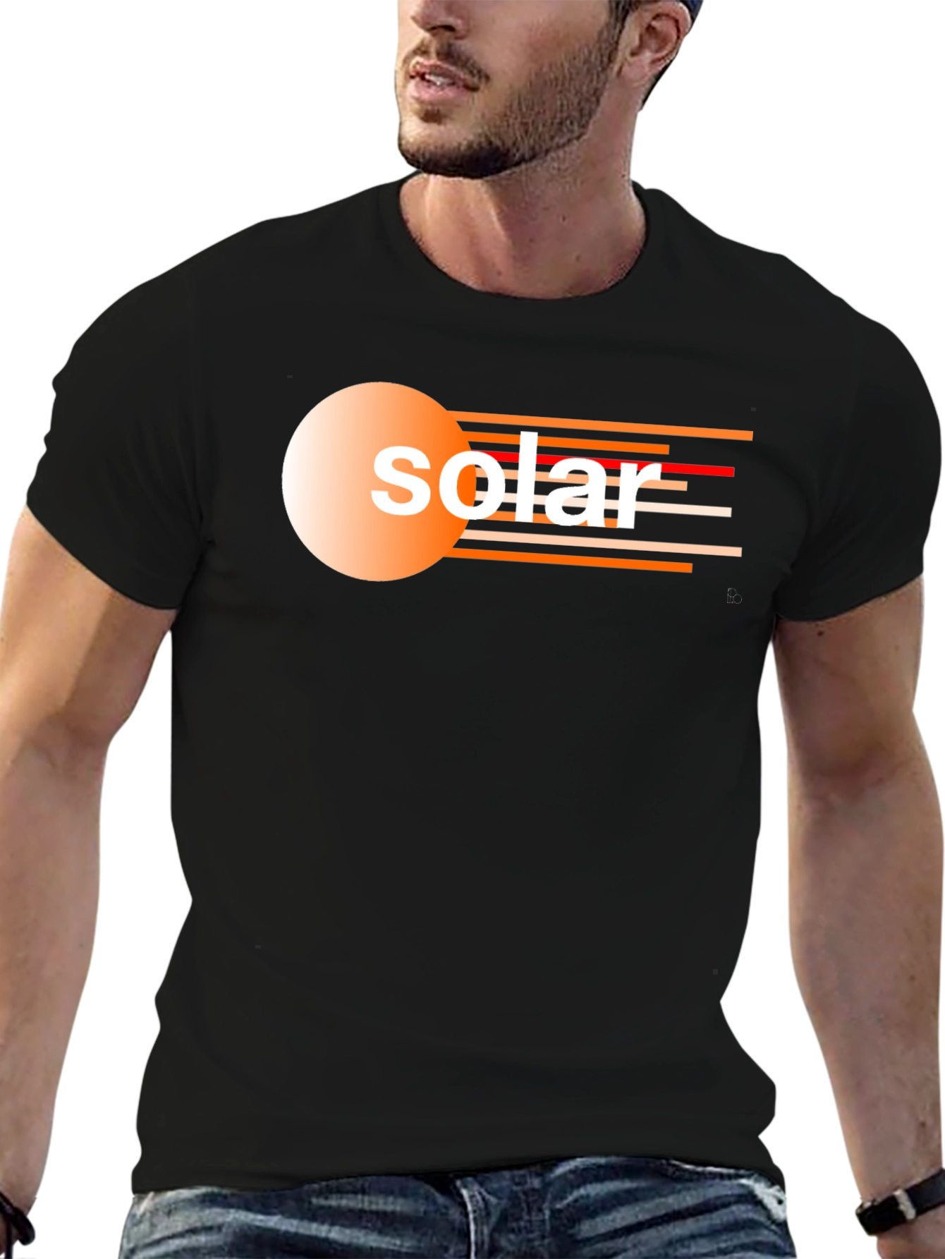 Solar Graphic T-Shirt - Modern Style