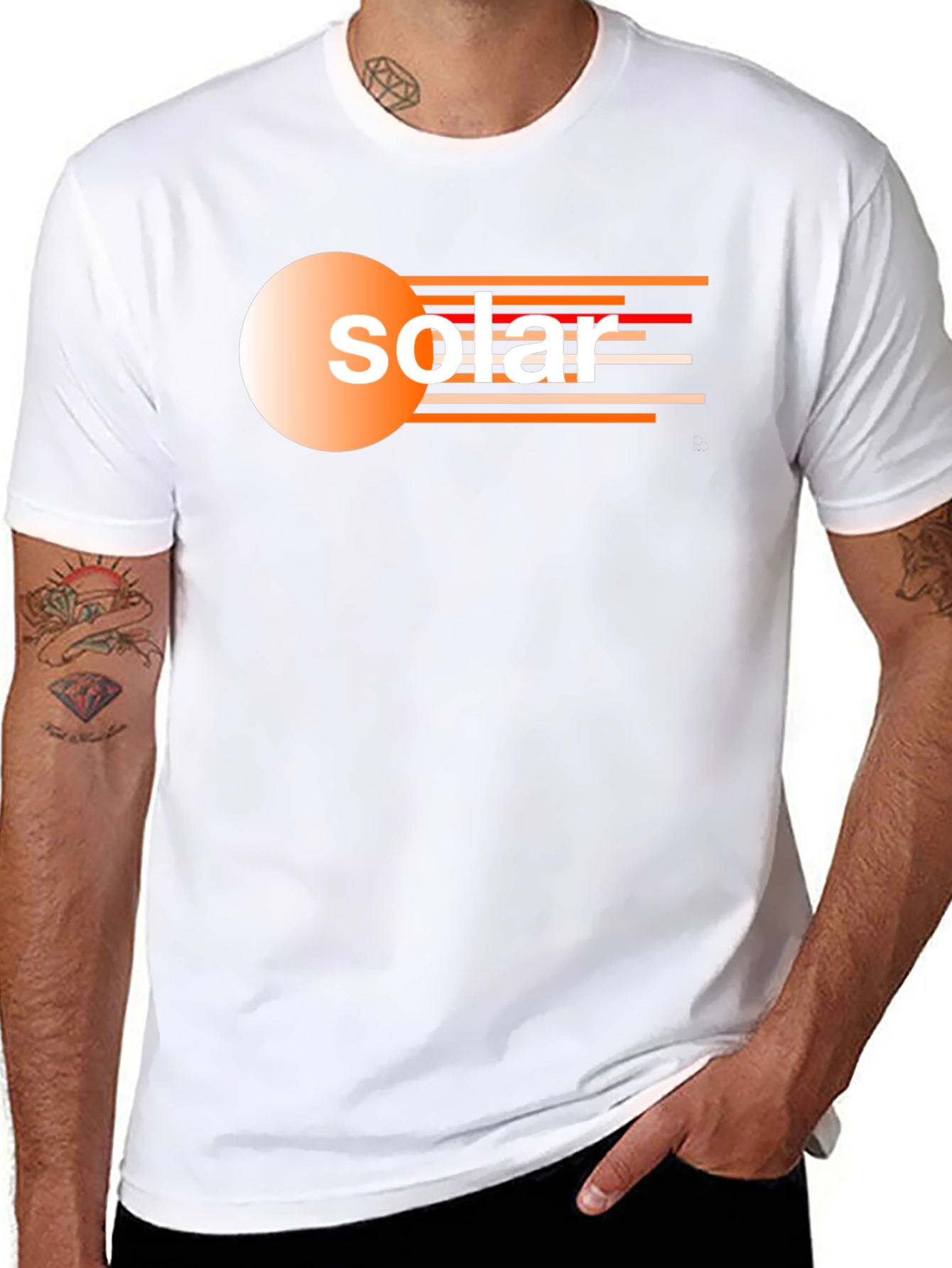 Solar Graphic T-Shirt - Modern Style
