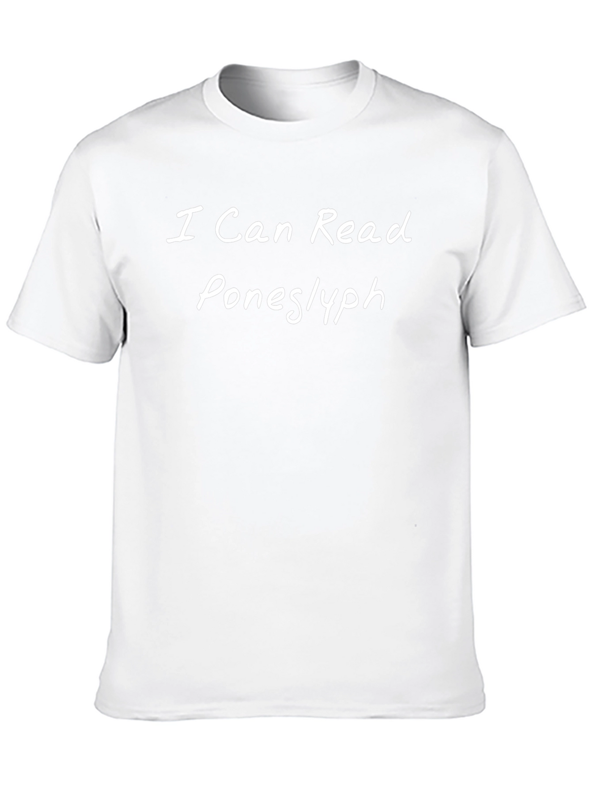 I Can Read Poneslyph Black Tee