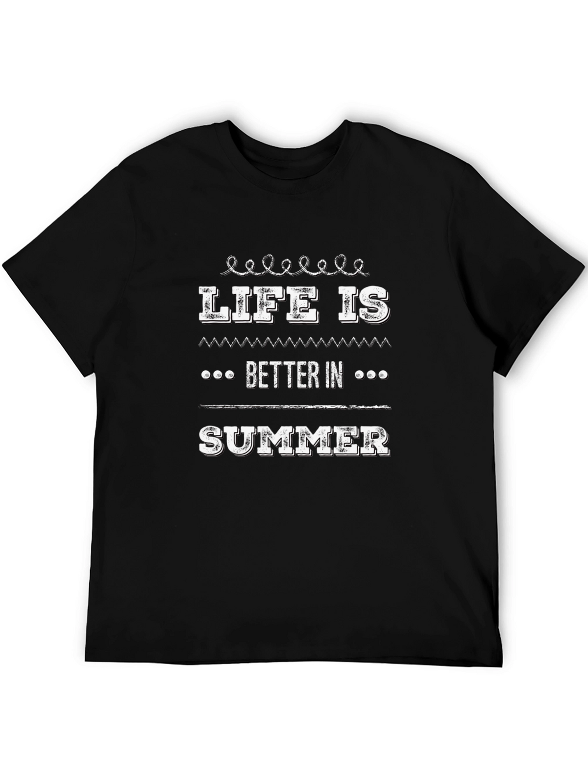 Life Is Better In Summer T-Shirt - Black