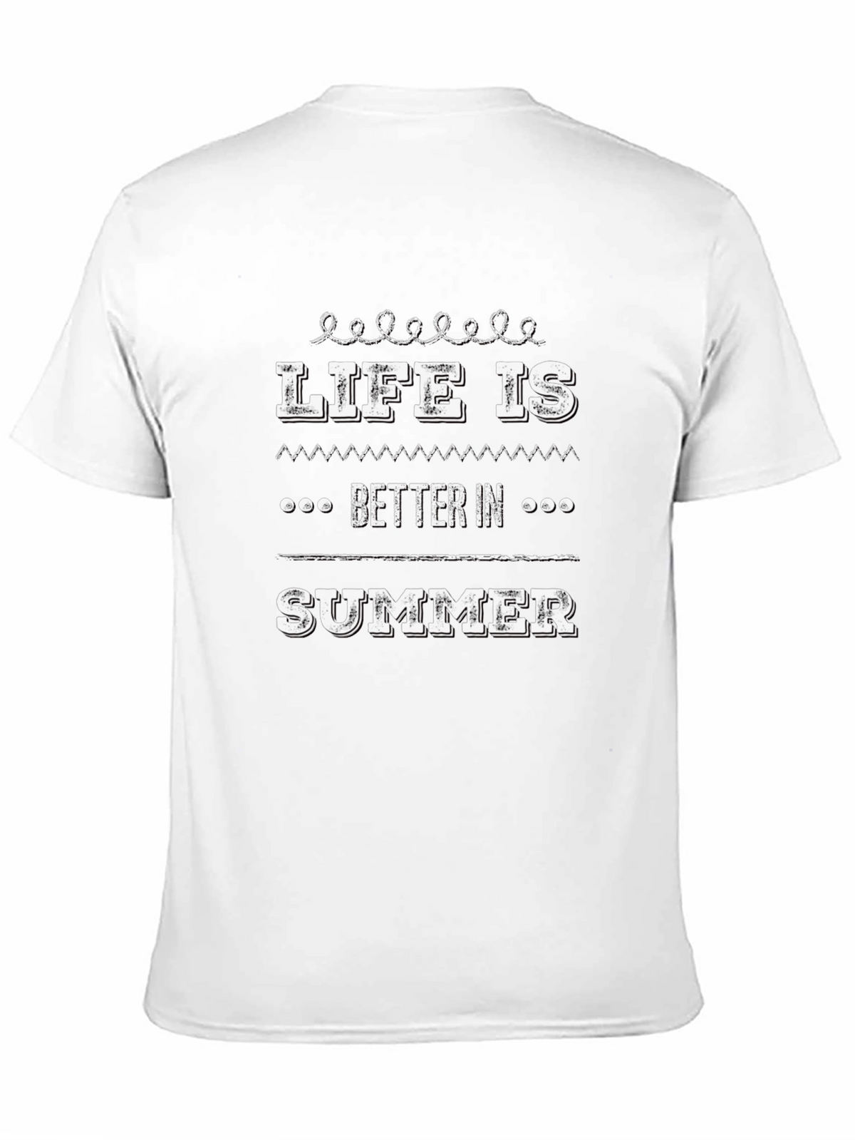 Life Is Better In Summer T-Shirt - Black
