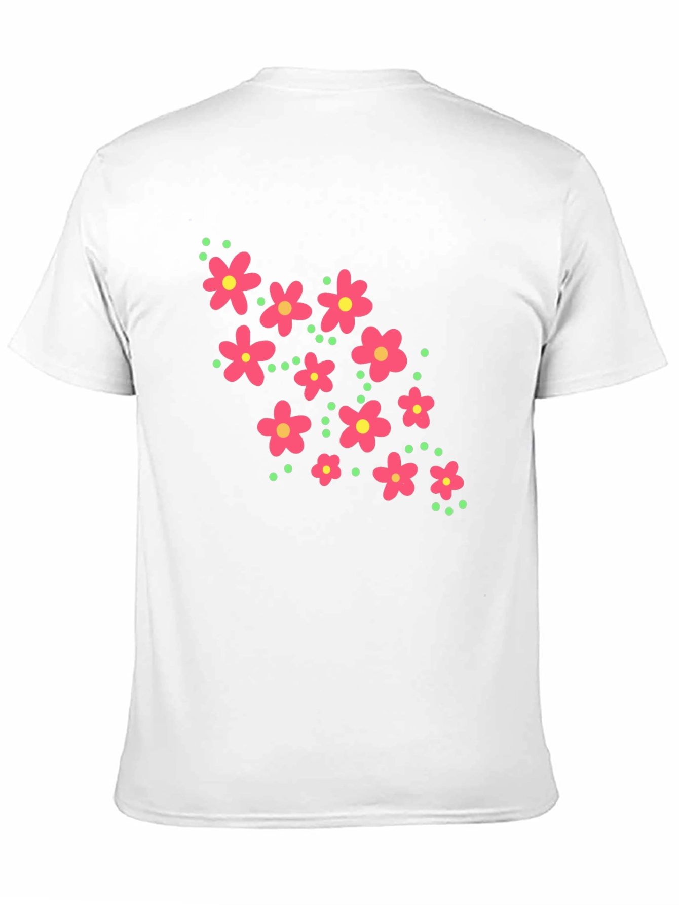 Floral Graphic Black T-Shirt