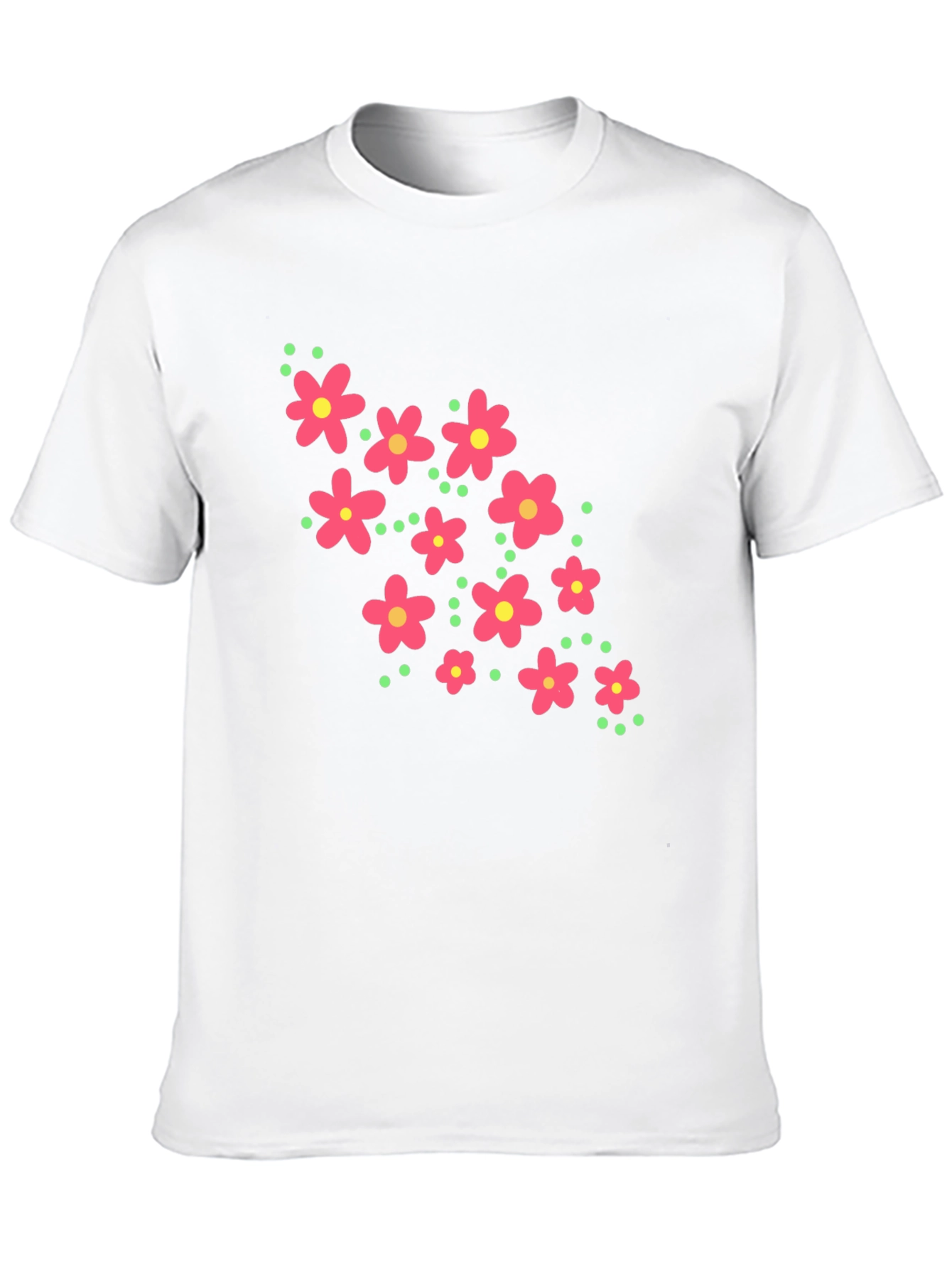 Floral Graphic Black T-Shirt