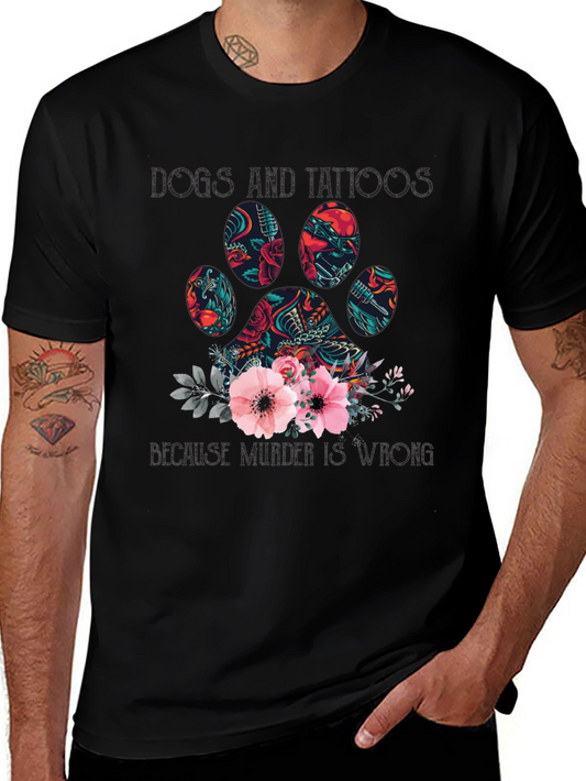 Dogs and Tattoos Graphic Tee