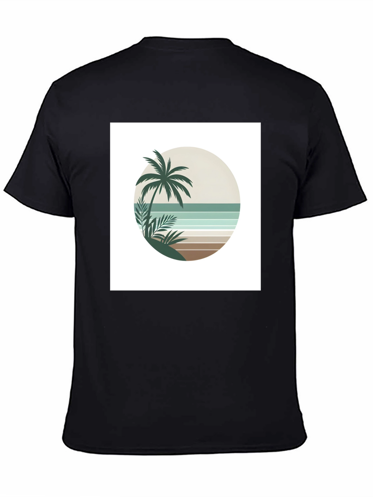 Retro Palm Tree Beach T-Shirt
