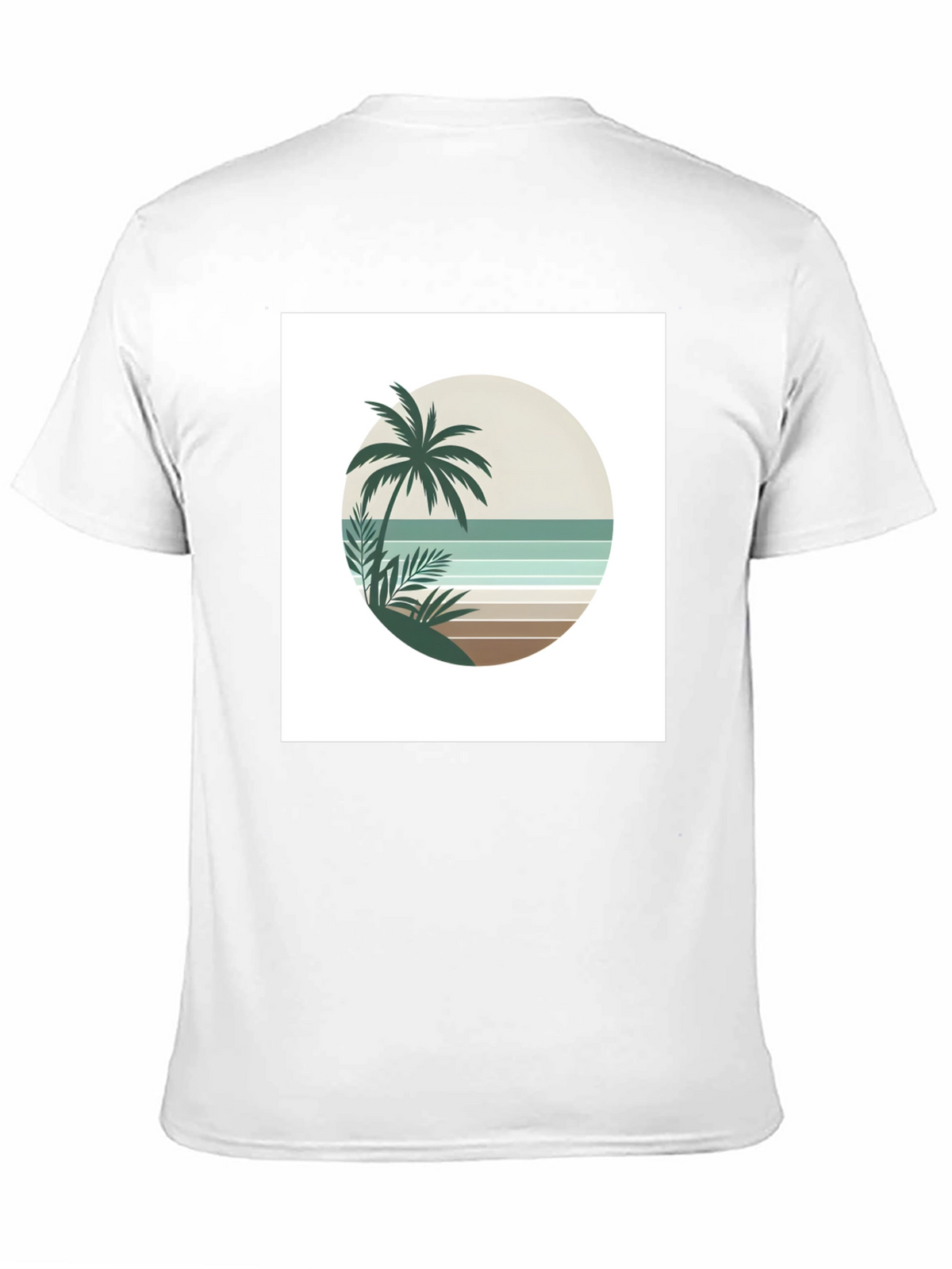 Retro Palm Tree Beach T-Shirt