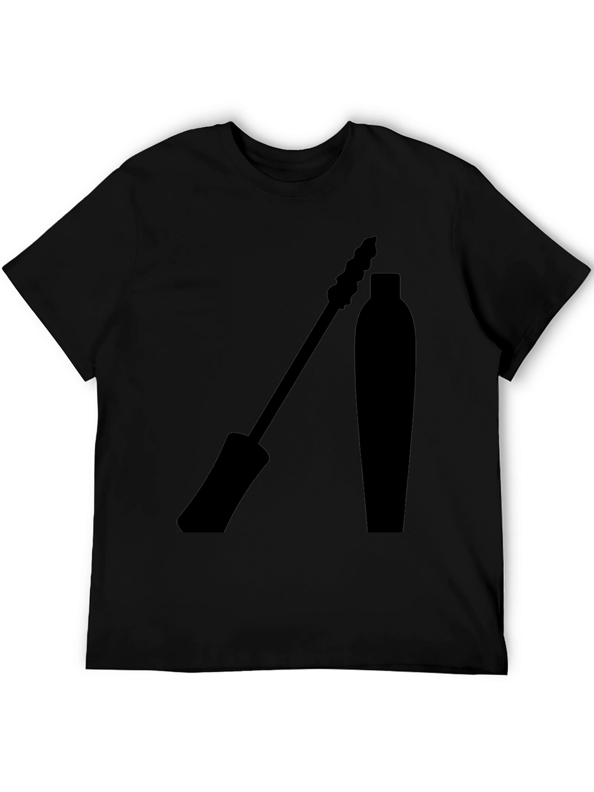 Mascara Graphic Tee - Stylish Eyelash Design T-Shirt