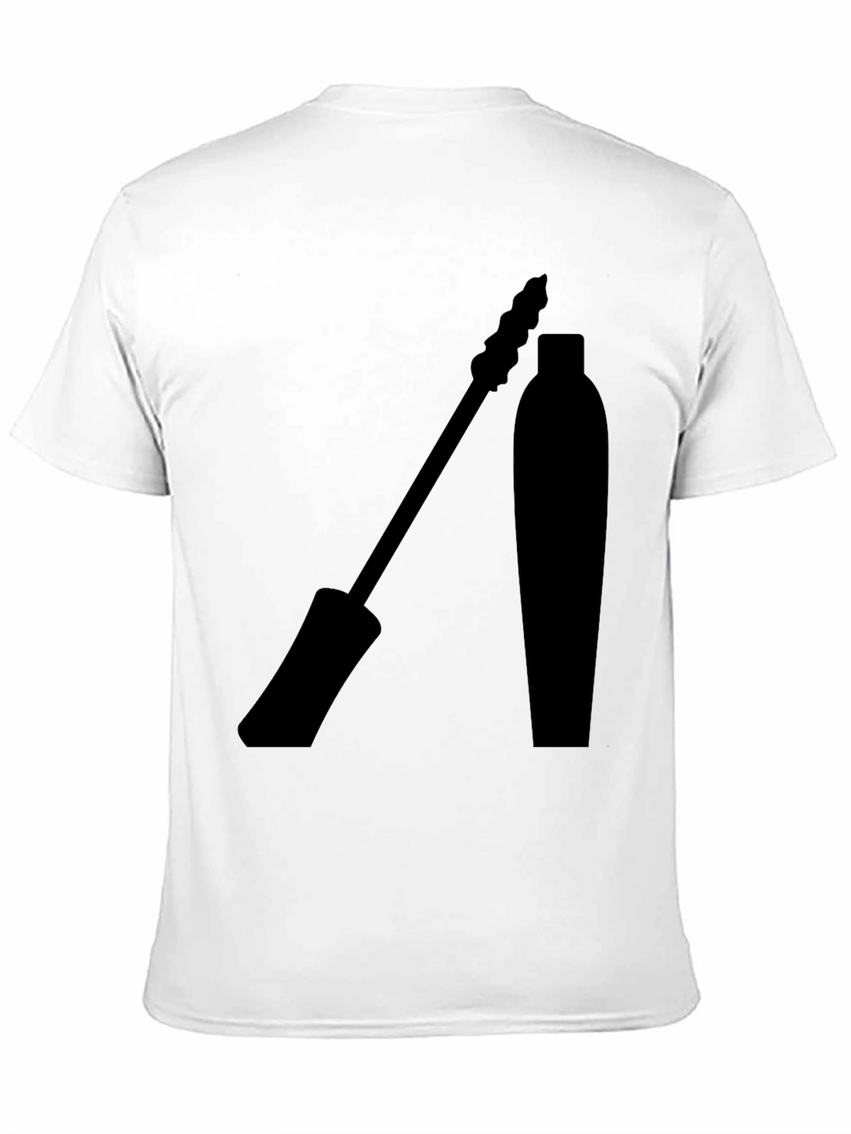 Mascara Graphic Tee - Stylish Eyelash Design T-Shirt