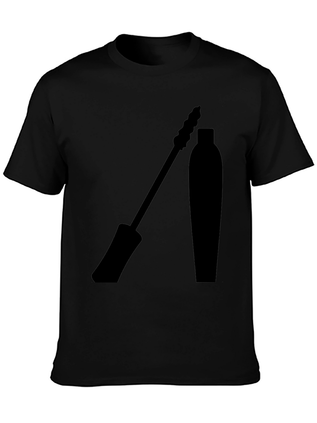 Mascara Graphic Tee - Stylish Eyelash Design T-Shirt