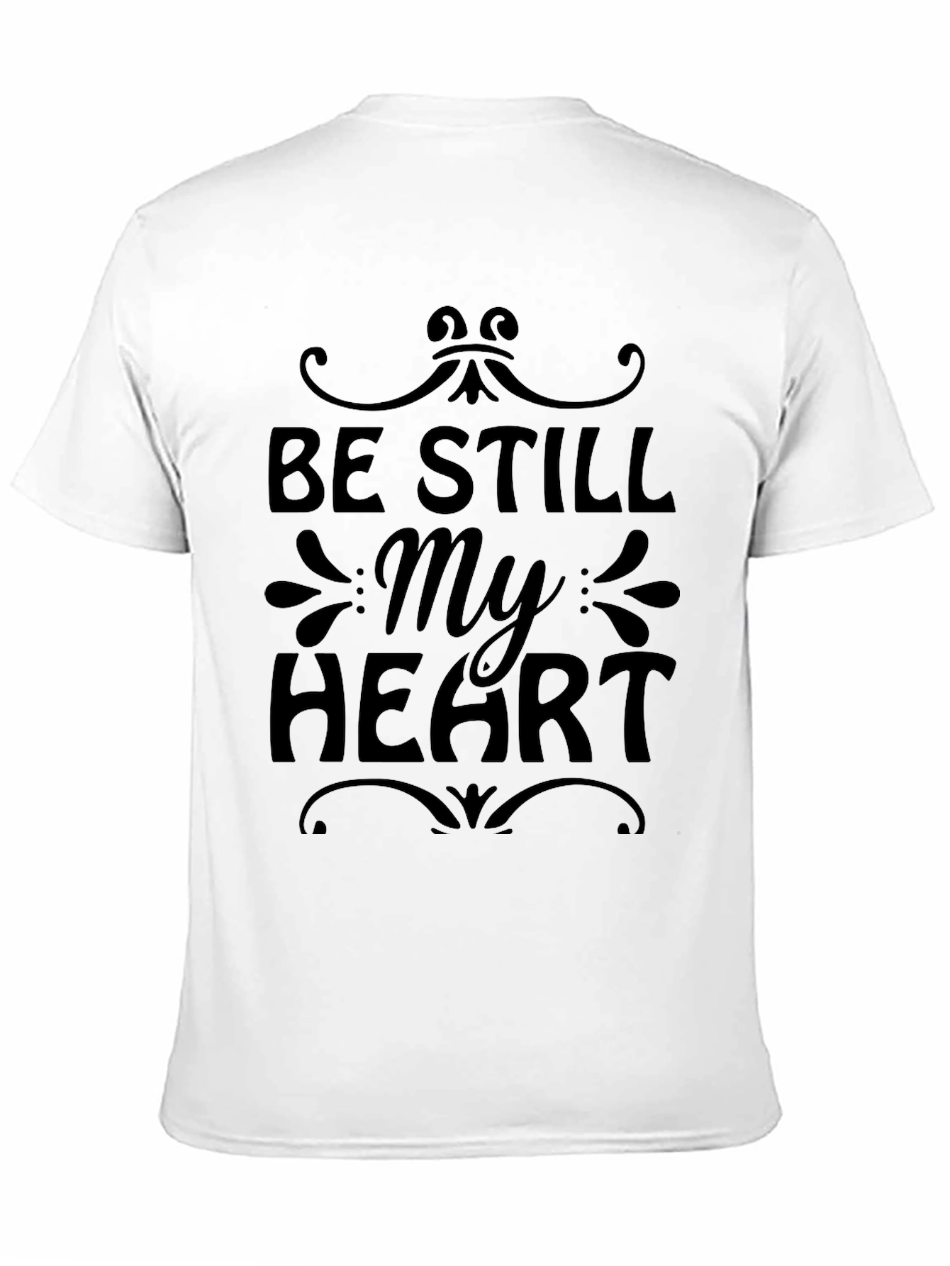 Be Still My Heart Graphic Tee - Black Unisex