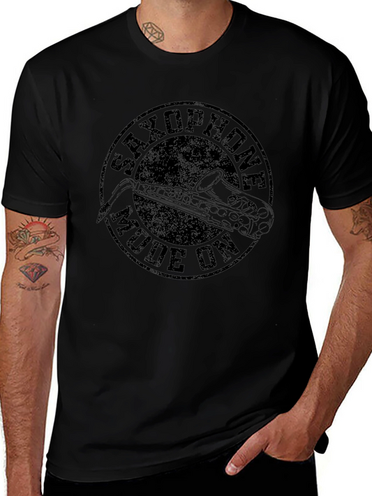 Saxophone Mode On T-Shirt - Musician Tee