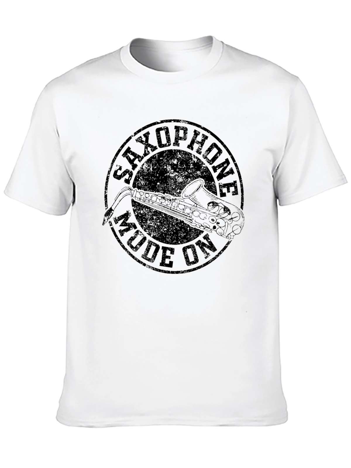 Saxophone Mode On T-Shirt - Musician Tee