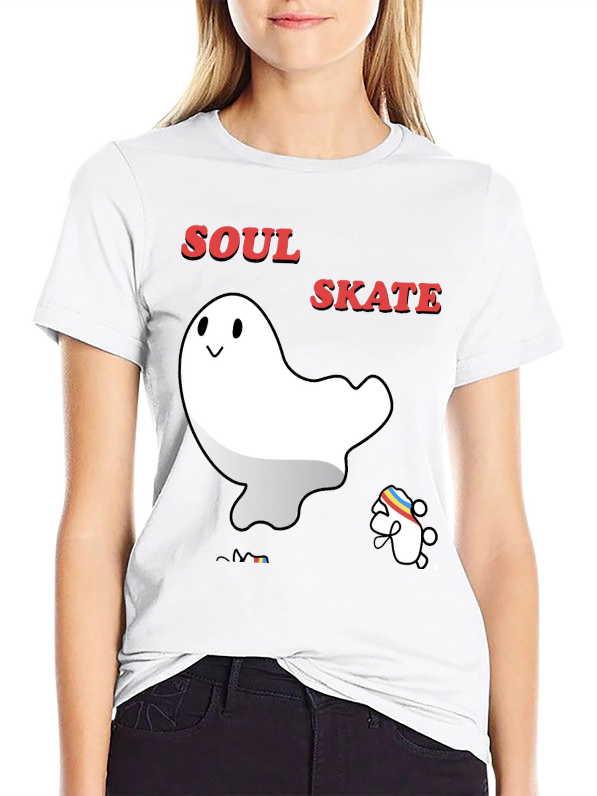 Soul Skate Ghost T-Shirt - Cool Graphic Tee