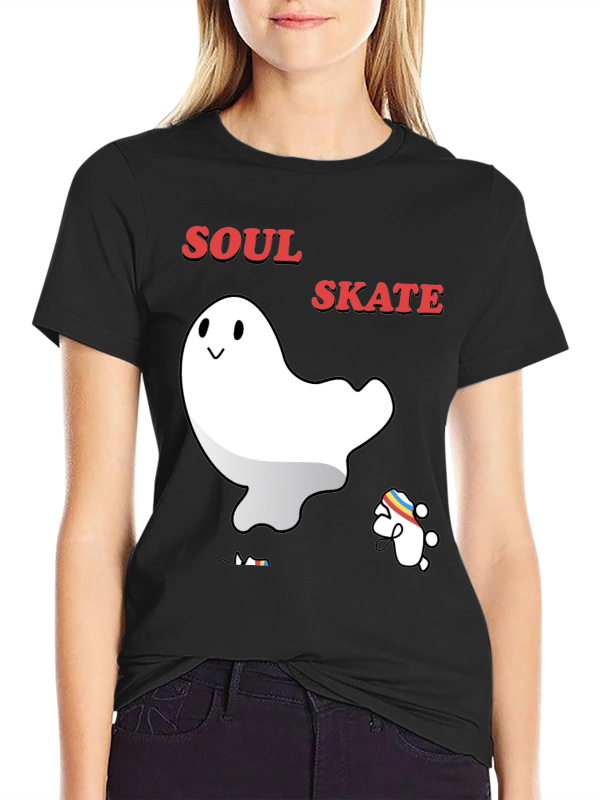 Soul Skate Ghost T-Shirt - Cool Graphic Tee