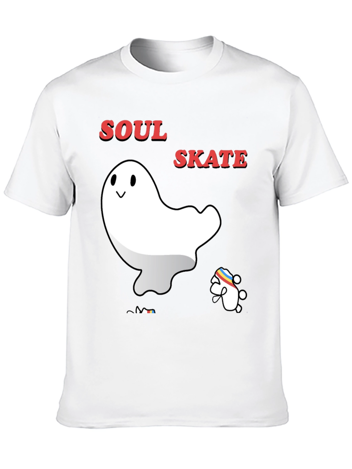 Soul Skate Ghost T-Shirt - Cool Graphic Tee
