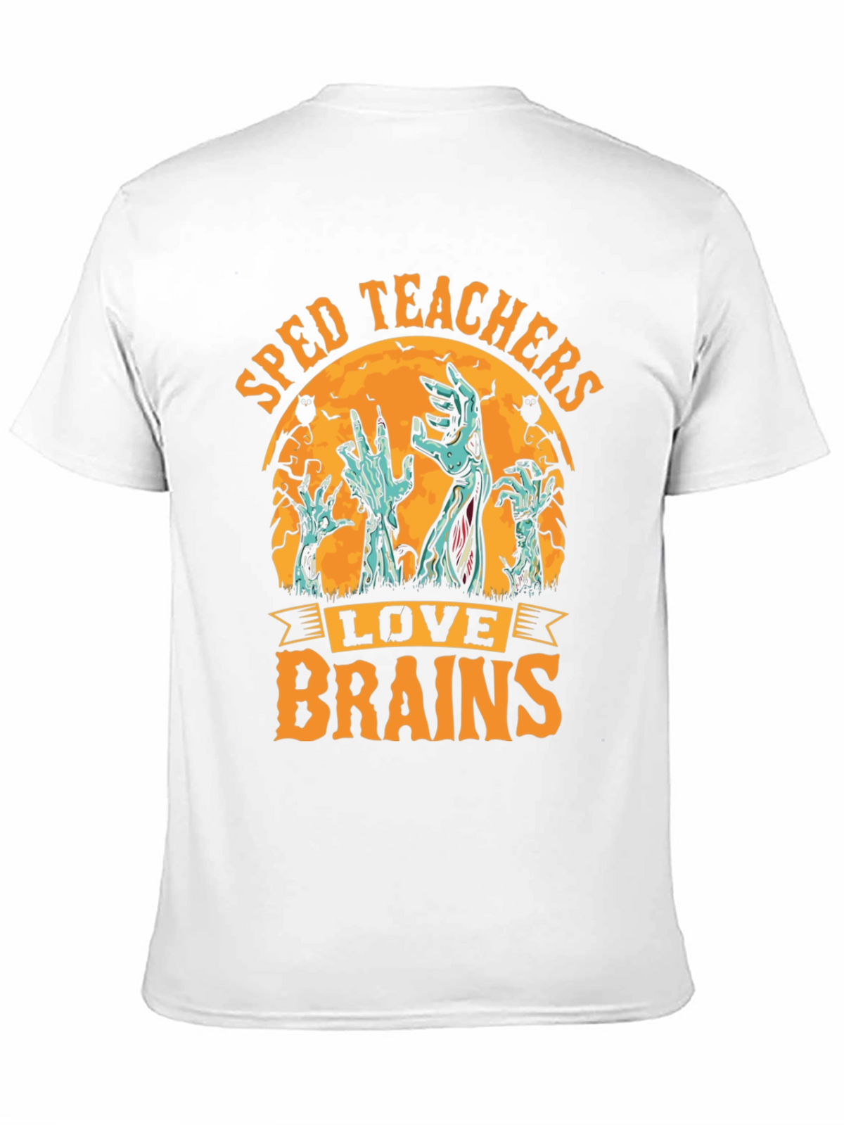 SPED Teachers Love Brains Halloween T-Shirt