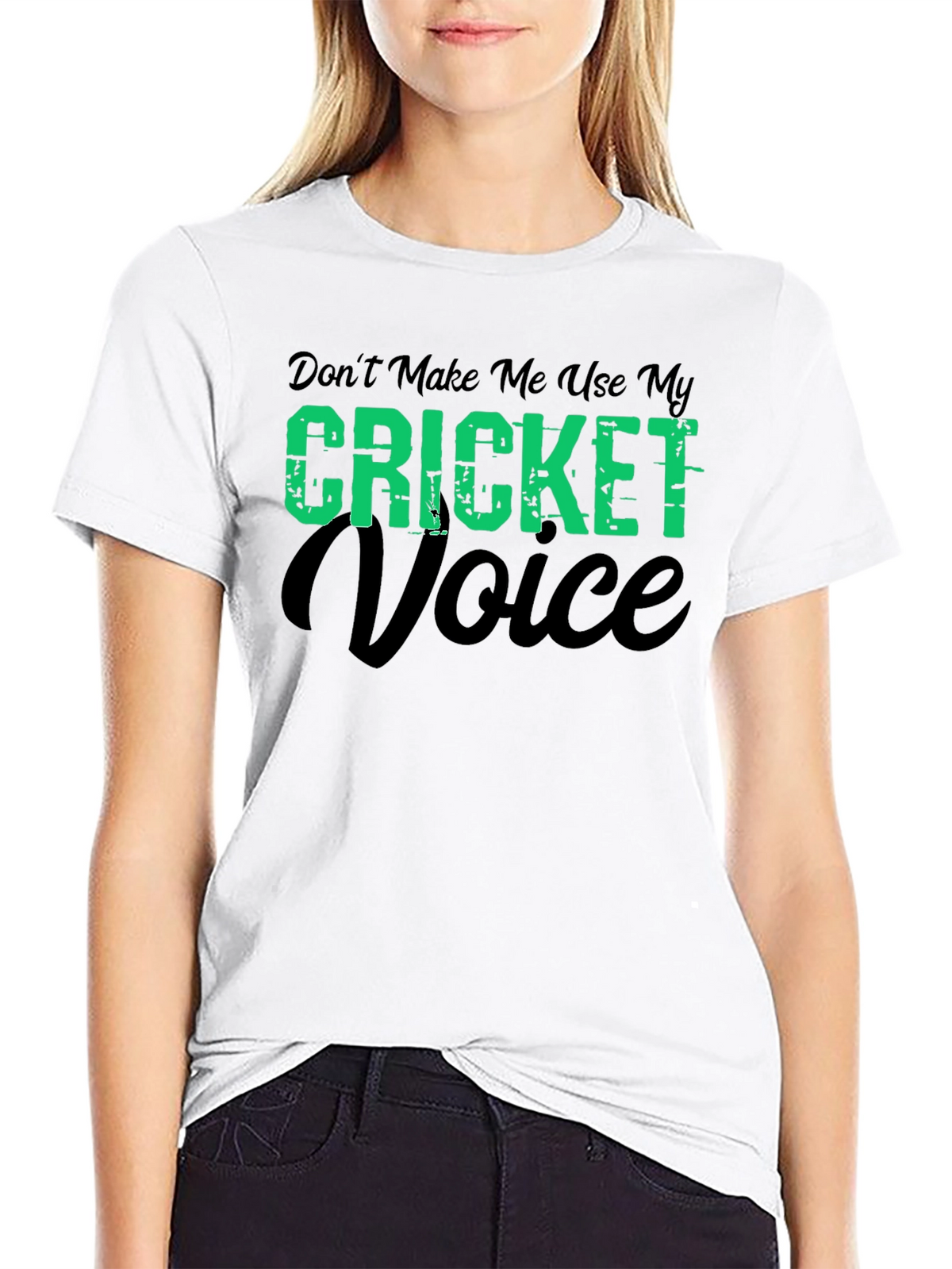 Cricket Voice T-Shirt - Funny Cricket Fan Tee
