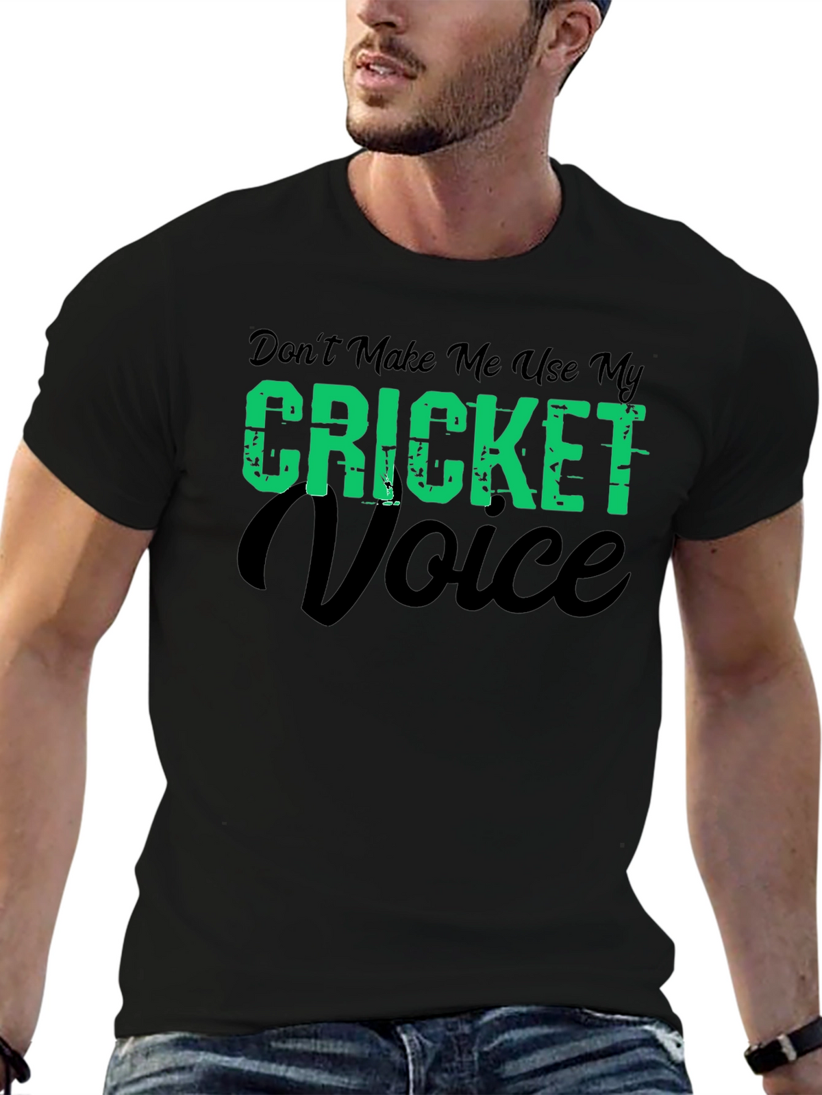 Cricket Voice T-Shirt - Funny Cricket Fan Tee