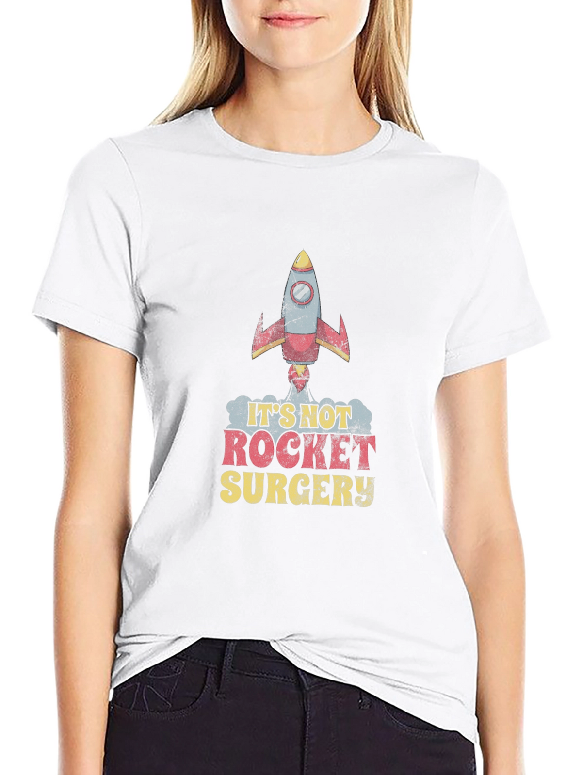 Its Not Rocket Surgery T-Shirt - Black Cotton Tee